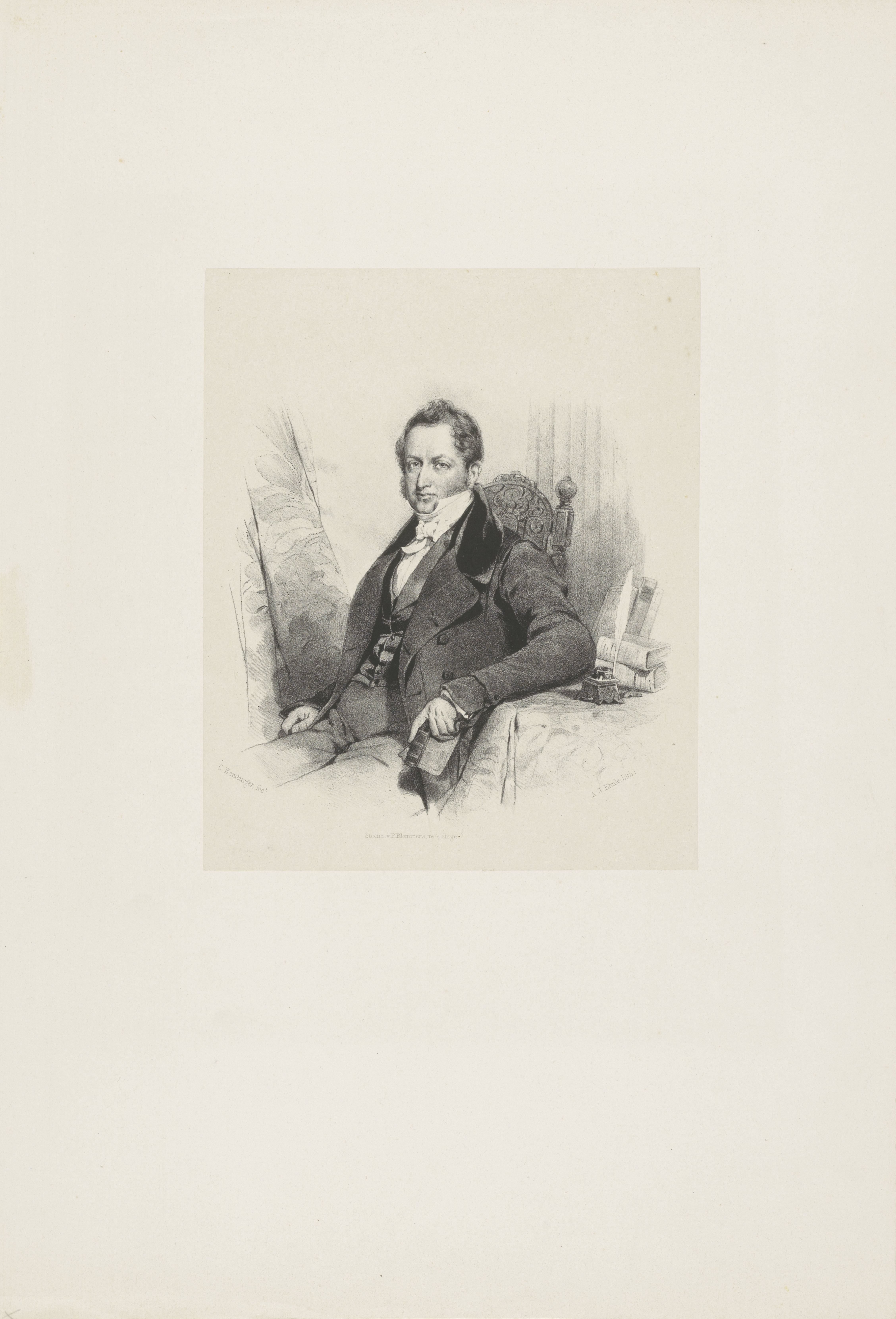 Portret van de heer Imans