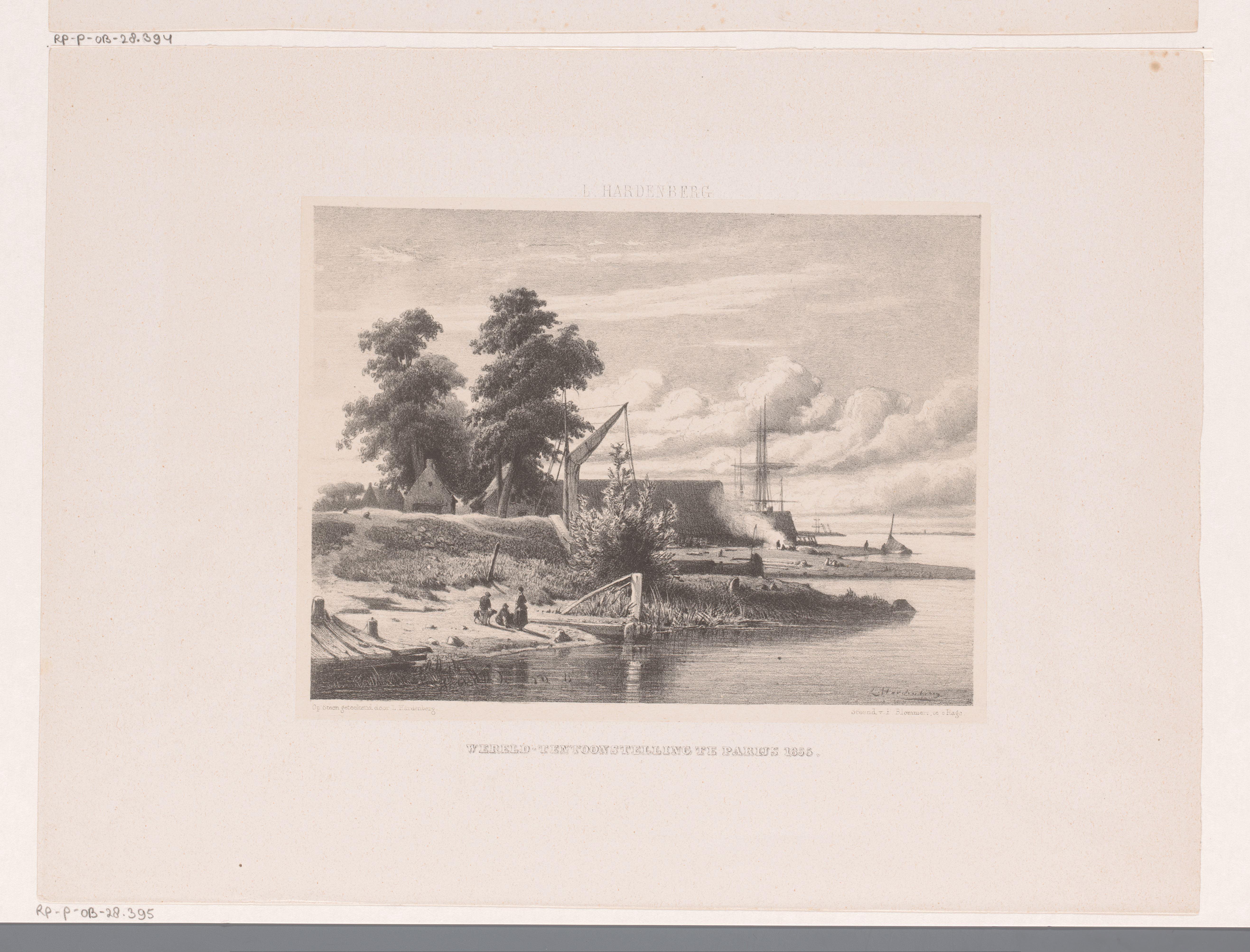 Riviergezicht aan de Maas