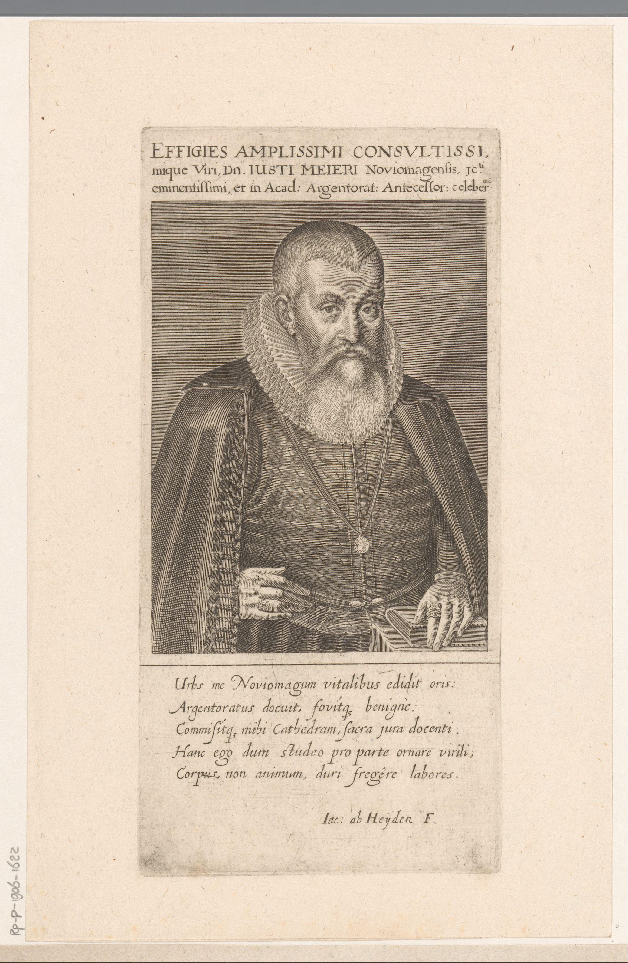 Portret van Justus Meier