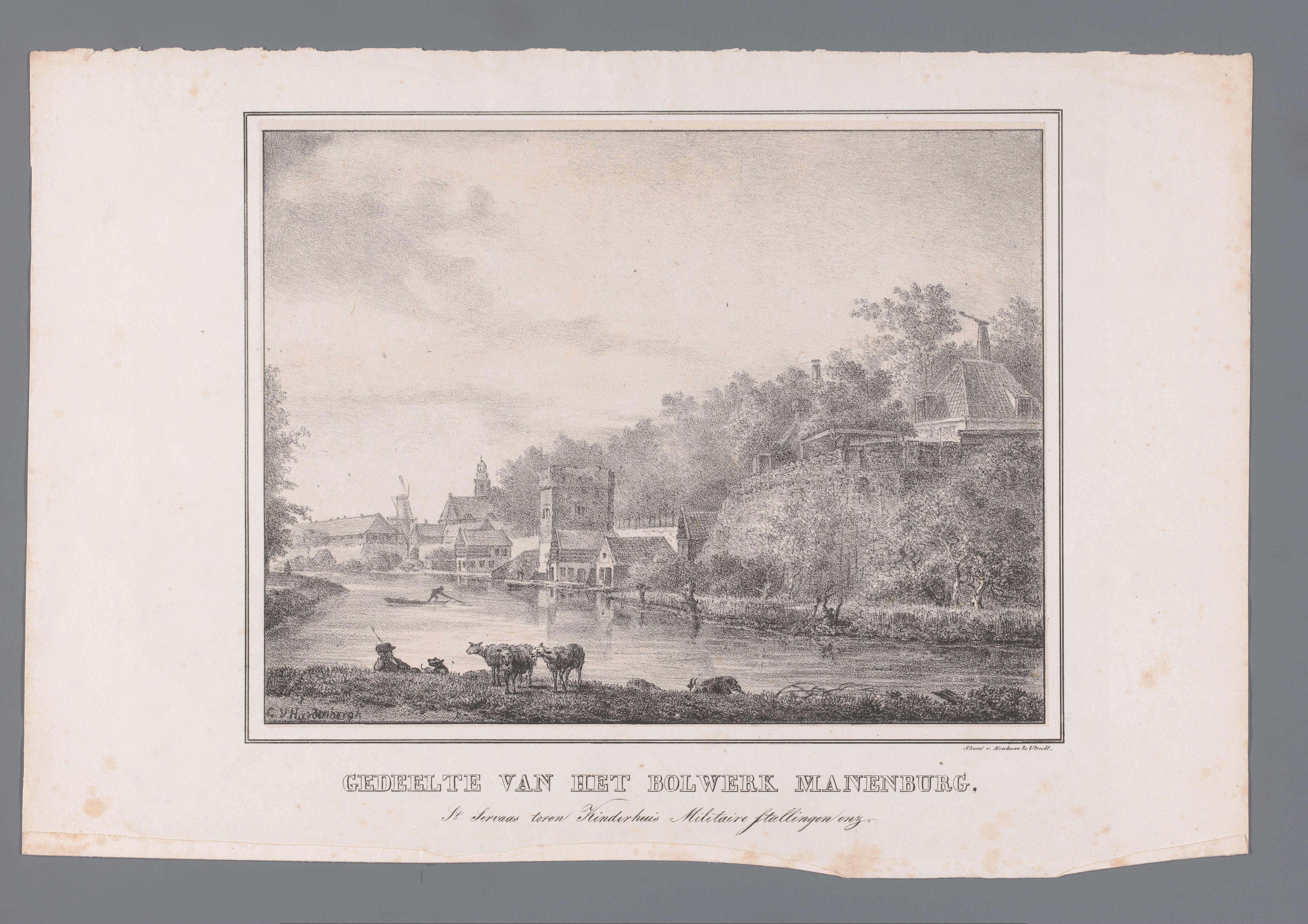 Gedeelte van het bolwerk Manenburg