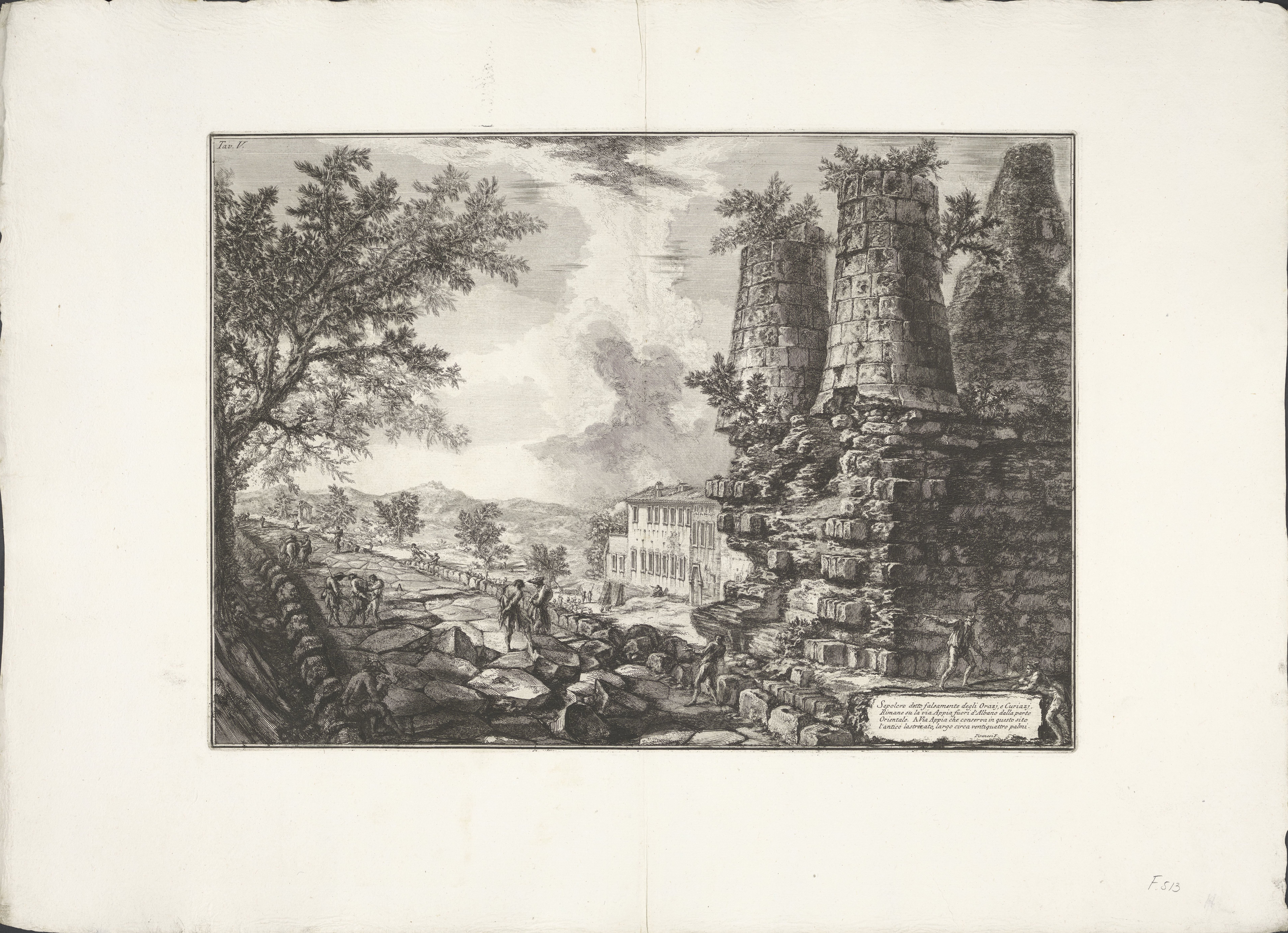 Graftombe aan de Via Appia Antica bij Albano