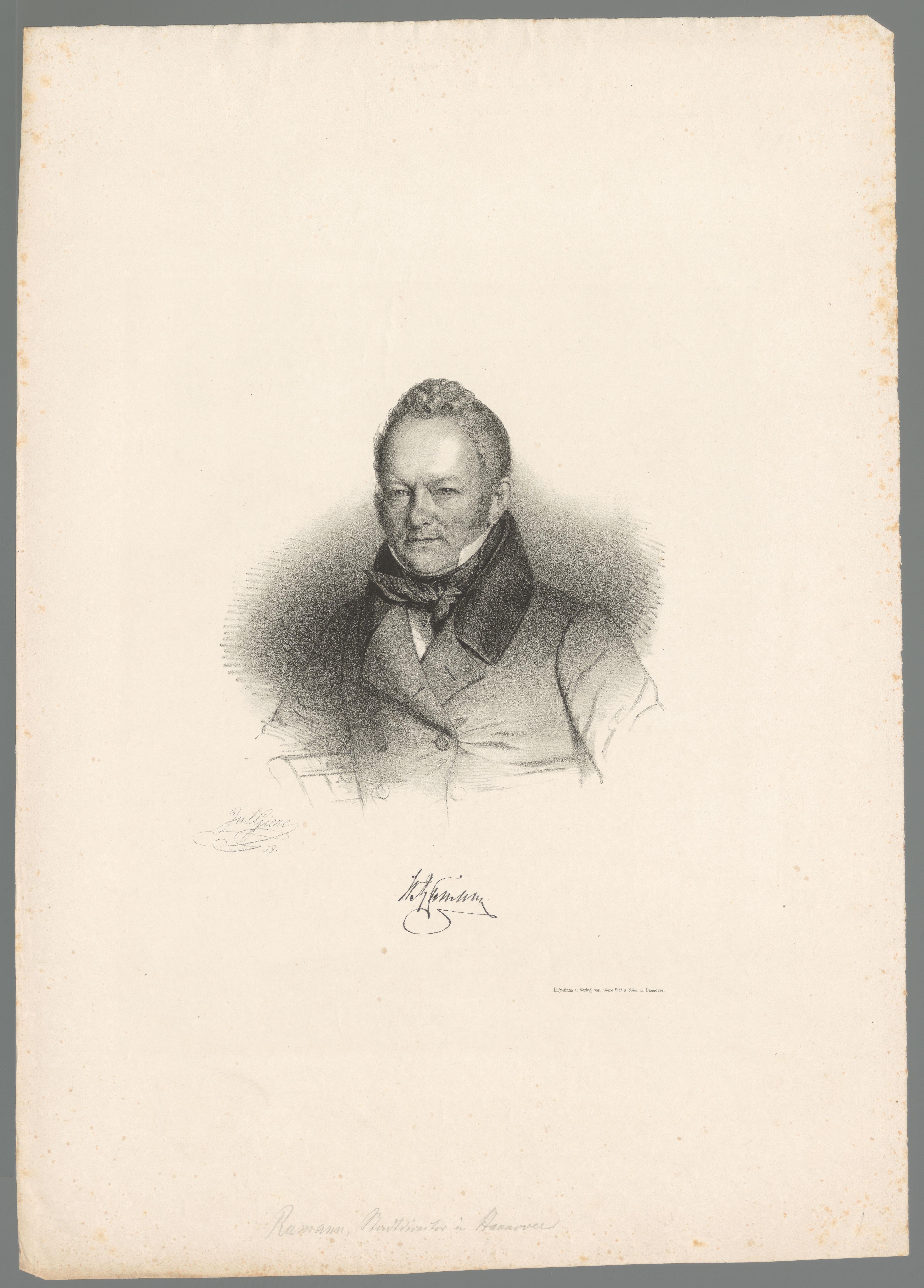 Portret van Wilhelm Rumann
