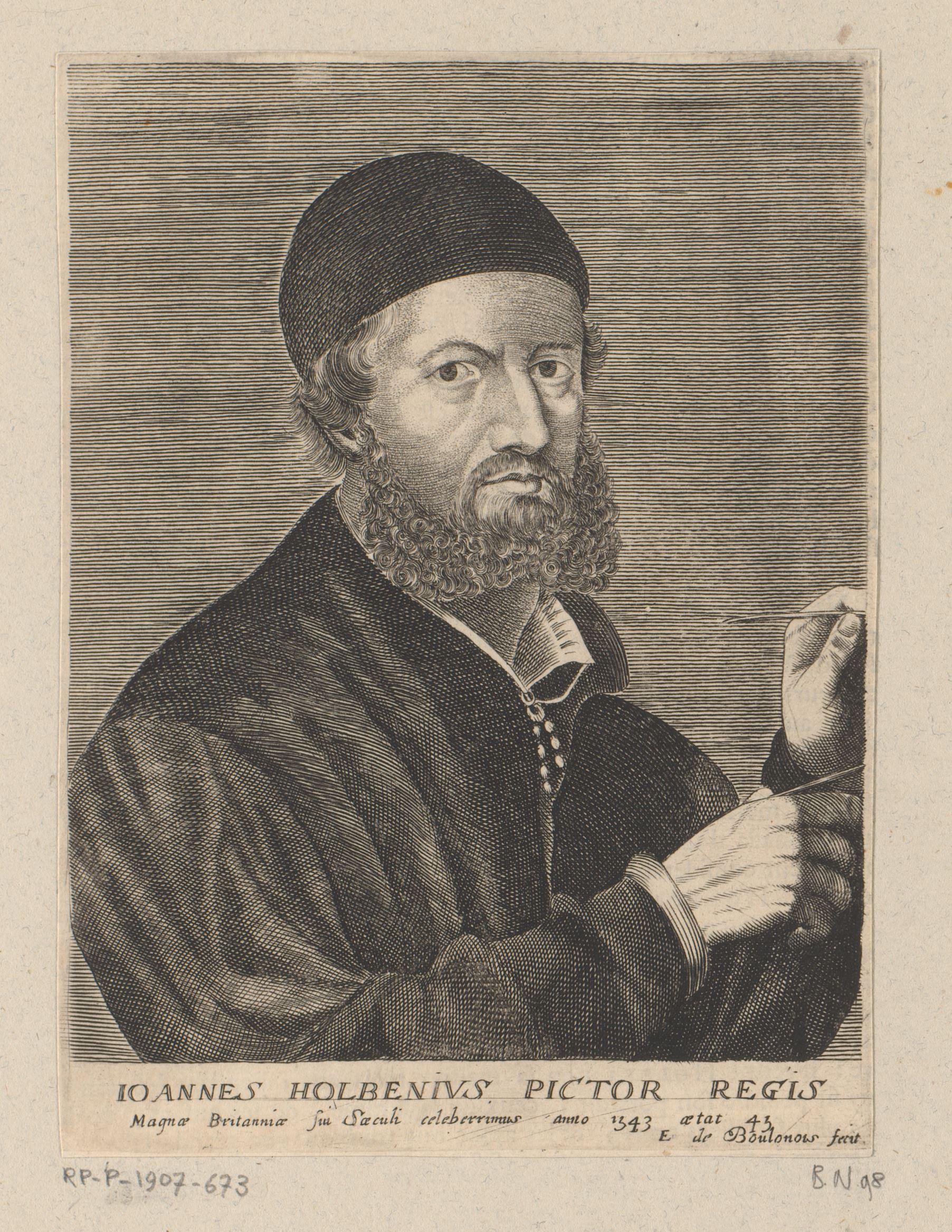 Portret van Hans Holbein II