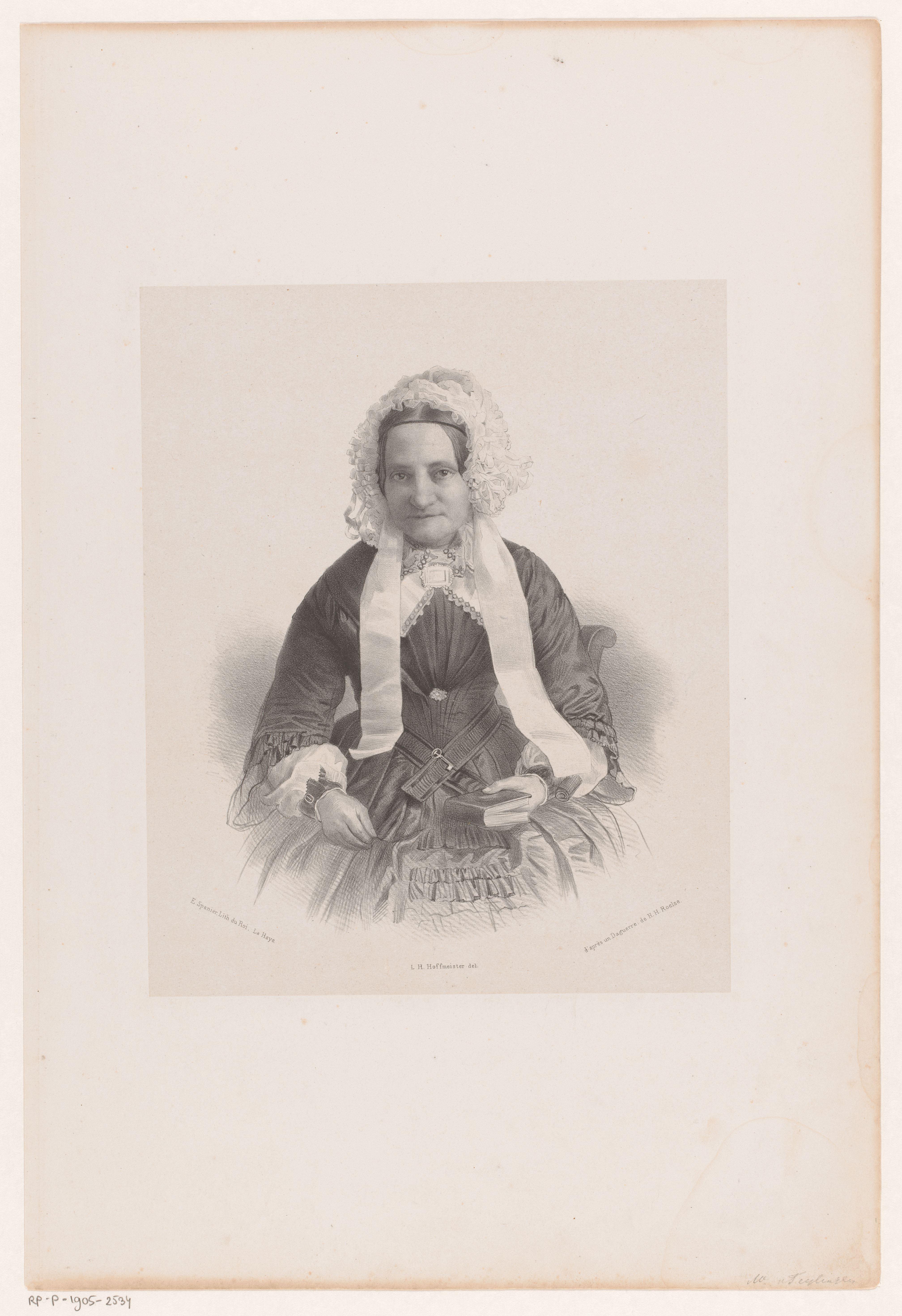 Portret van een onbekende vrouw, mogelijk mevrouw Van Teylingen