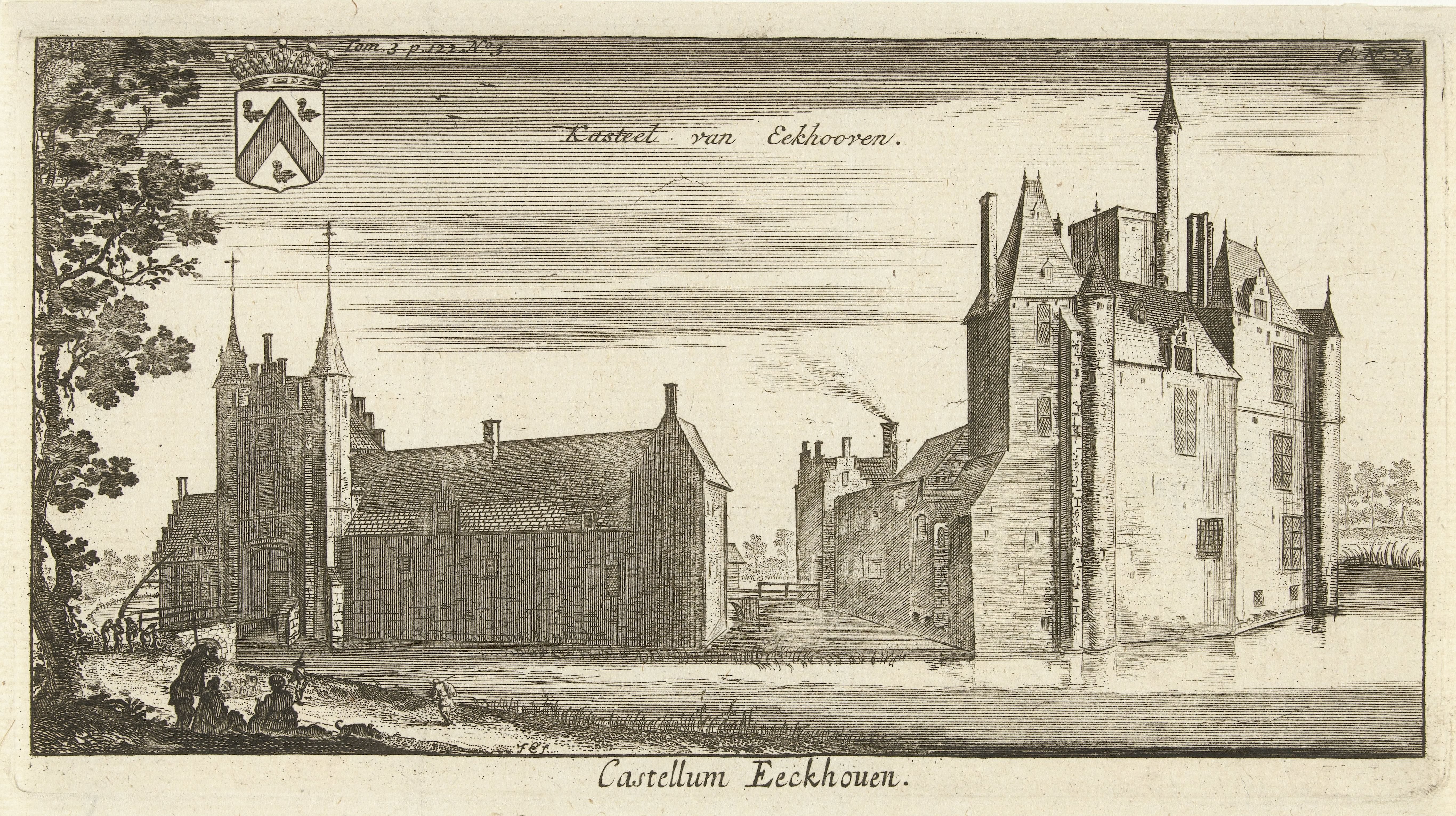 Gezicht op Kasteel Eekhooven