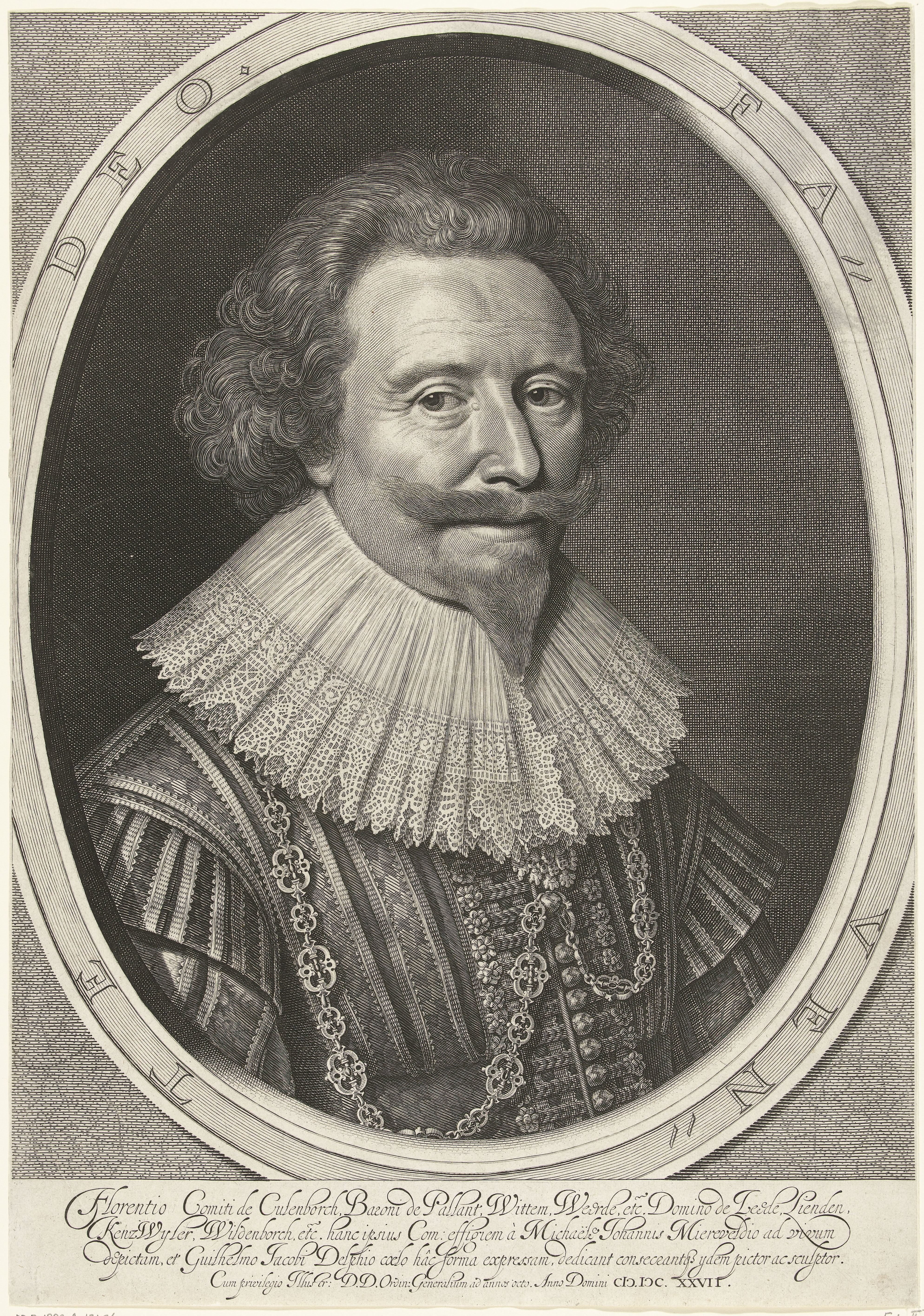 Portret van Floris II, graaf van Pallandt