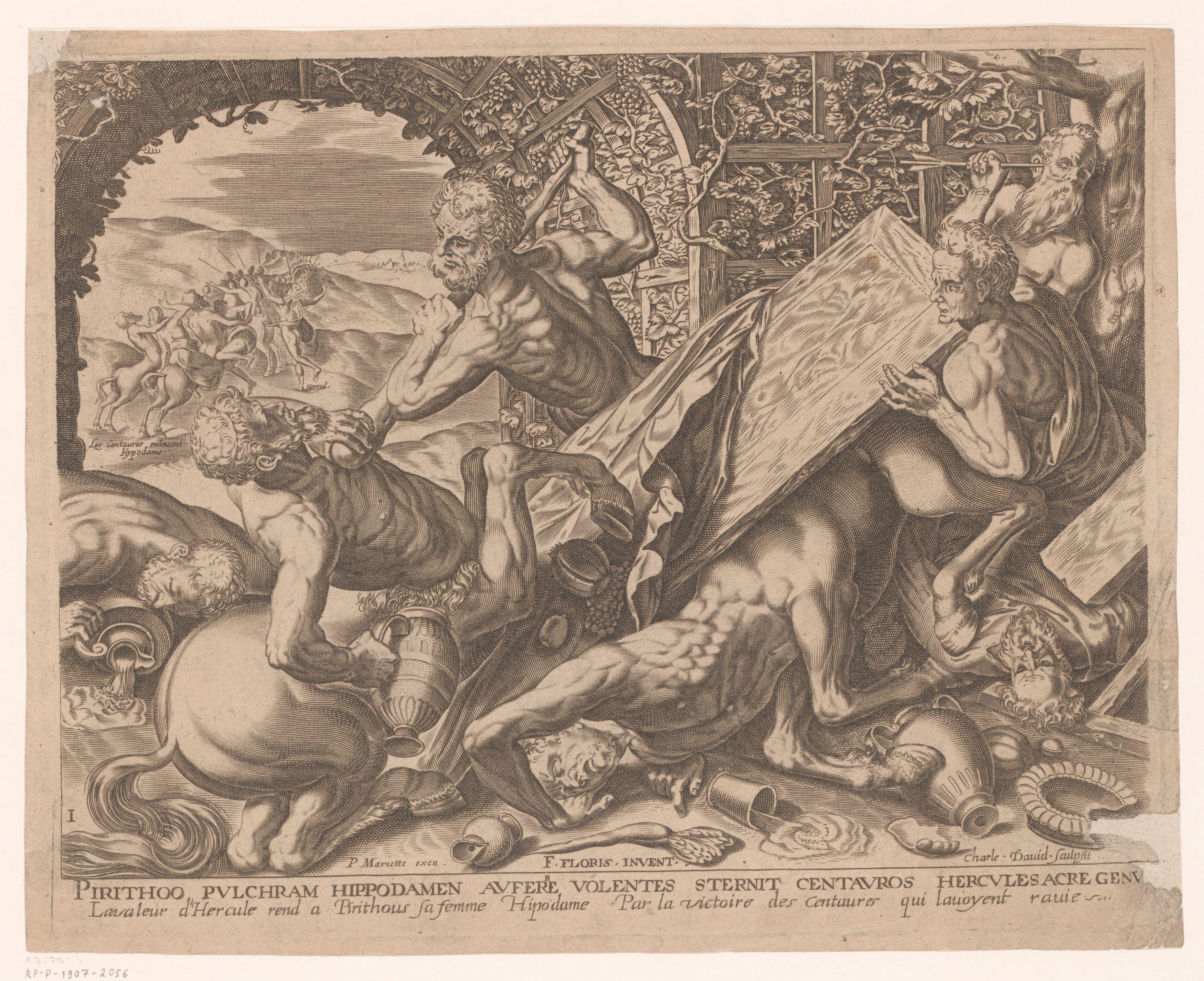 Hercules doodt de centaur Eurytion