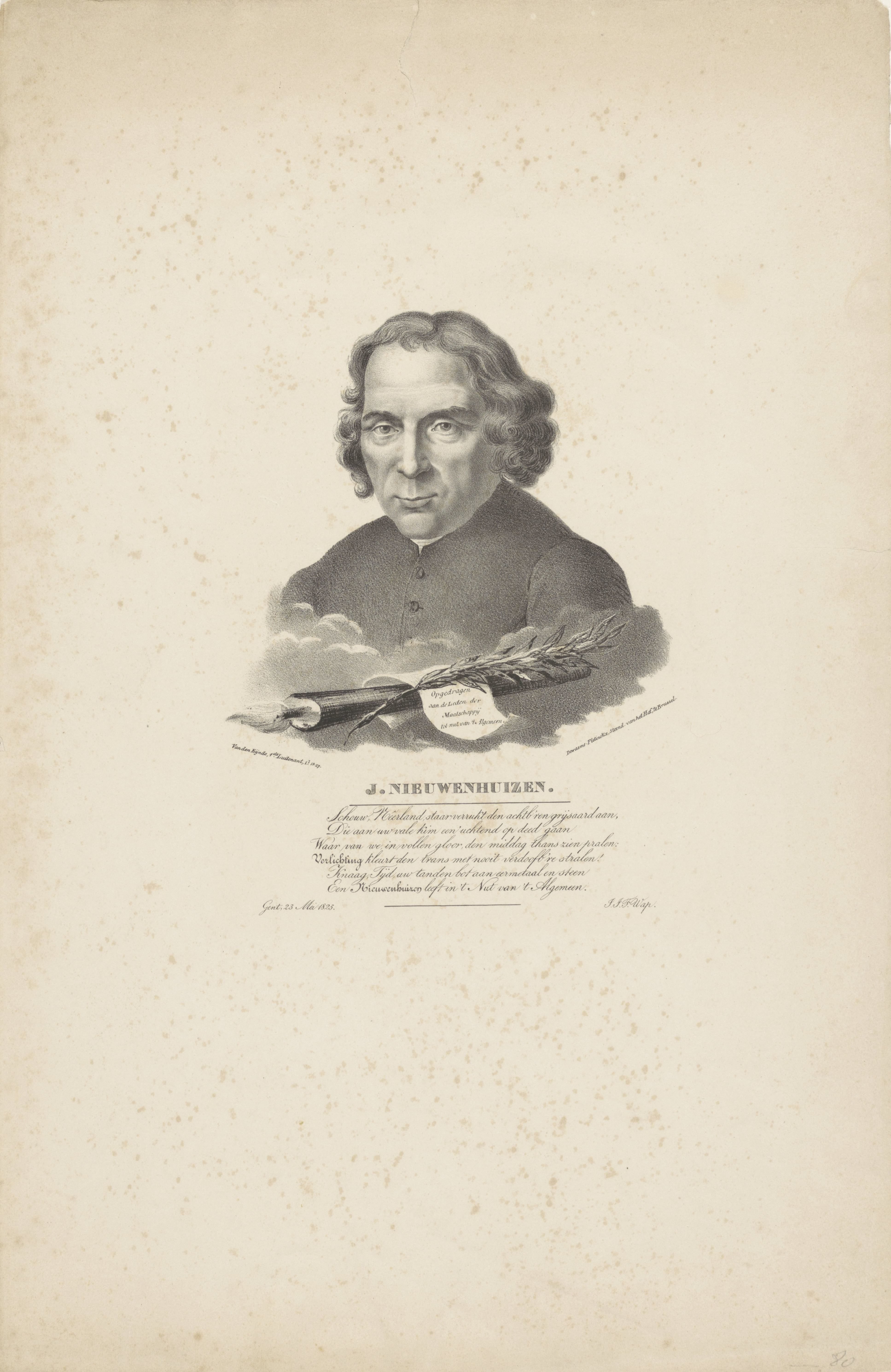 Portret van Jan Nieuwenhuyzen