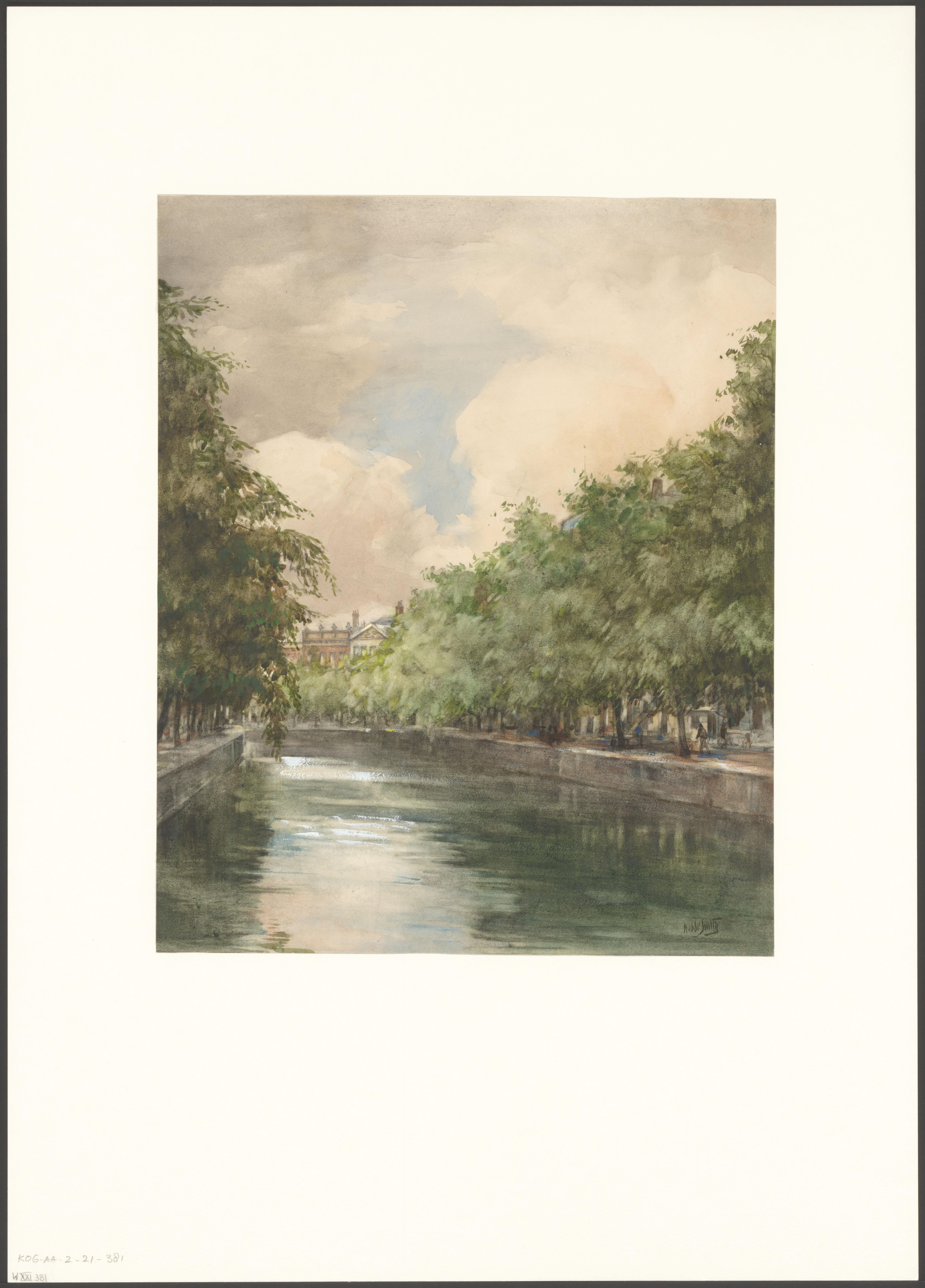 Gezicht op de Herengracht