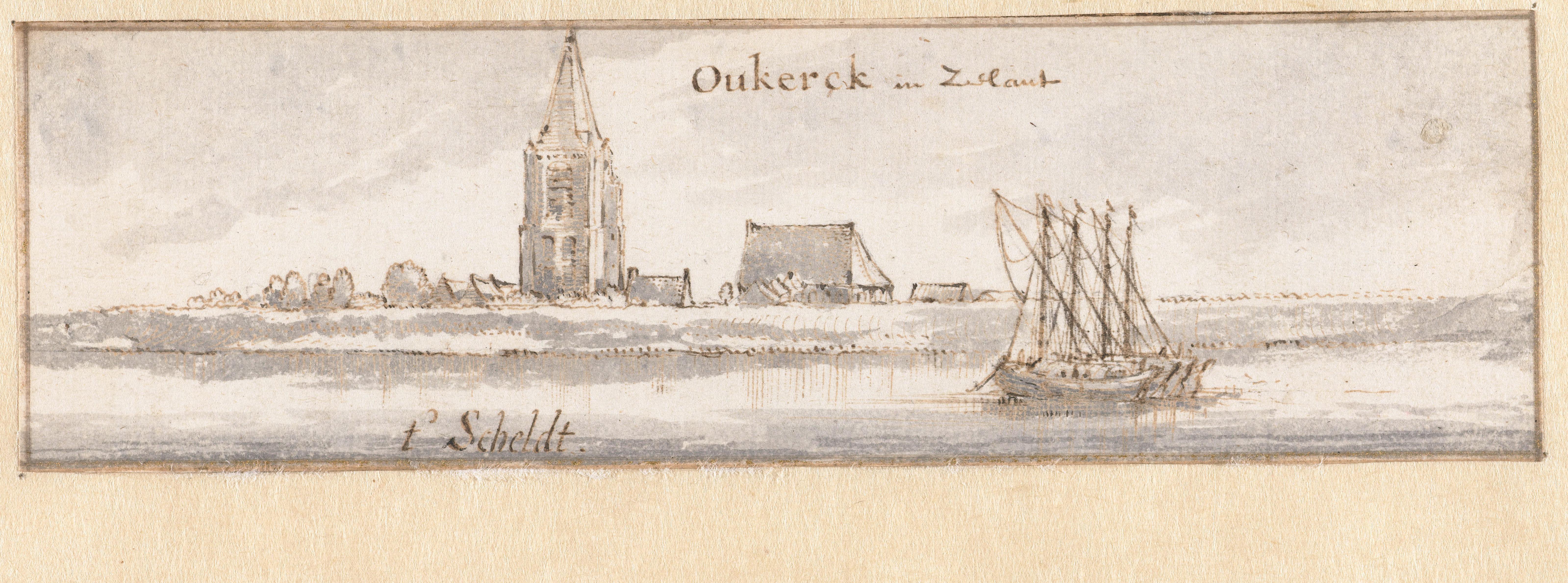Gezicht op Ouwerkerk in Zeeland