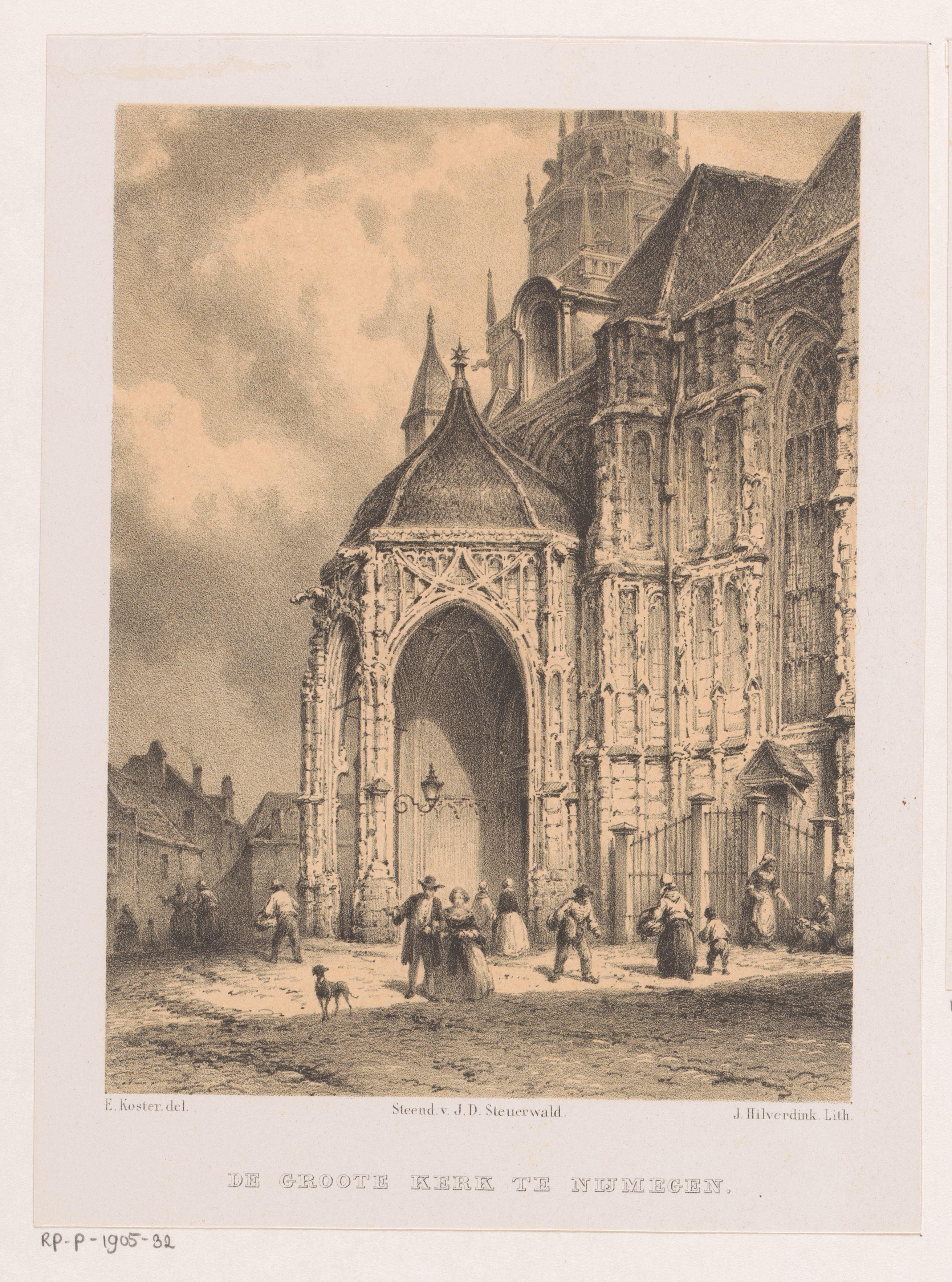Ingang van de Sint-Stevenskerk Nijmegen