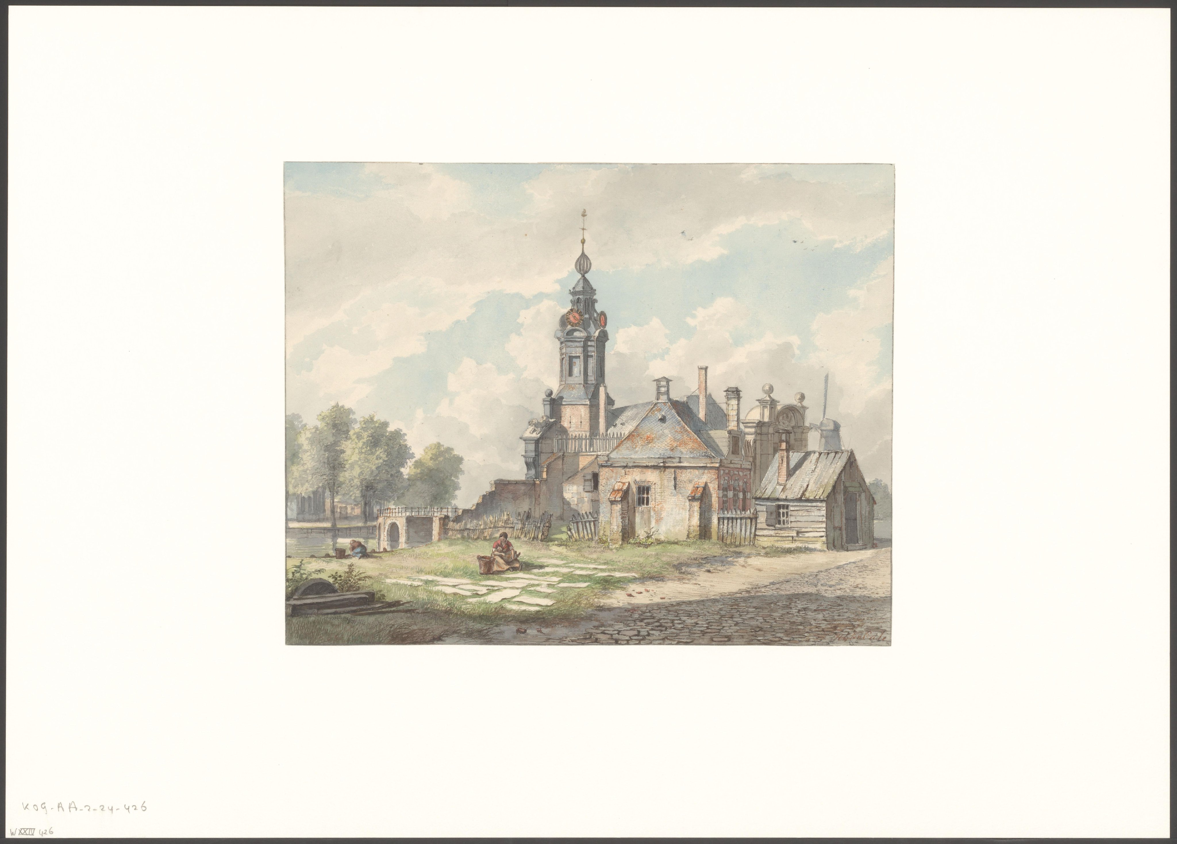 Gezicht op de Haarlemmerpoort