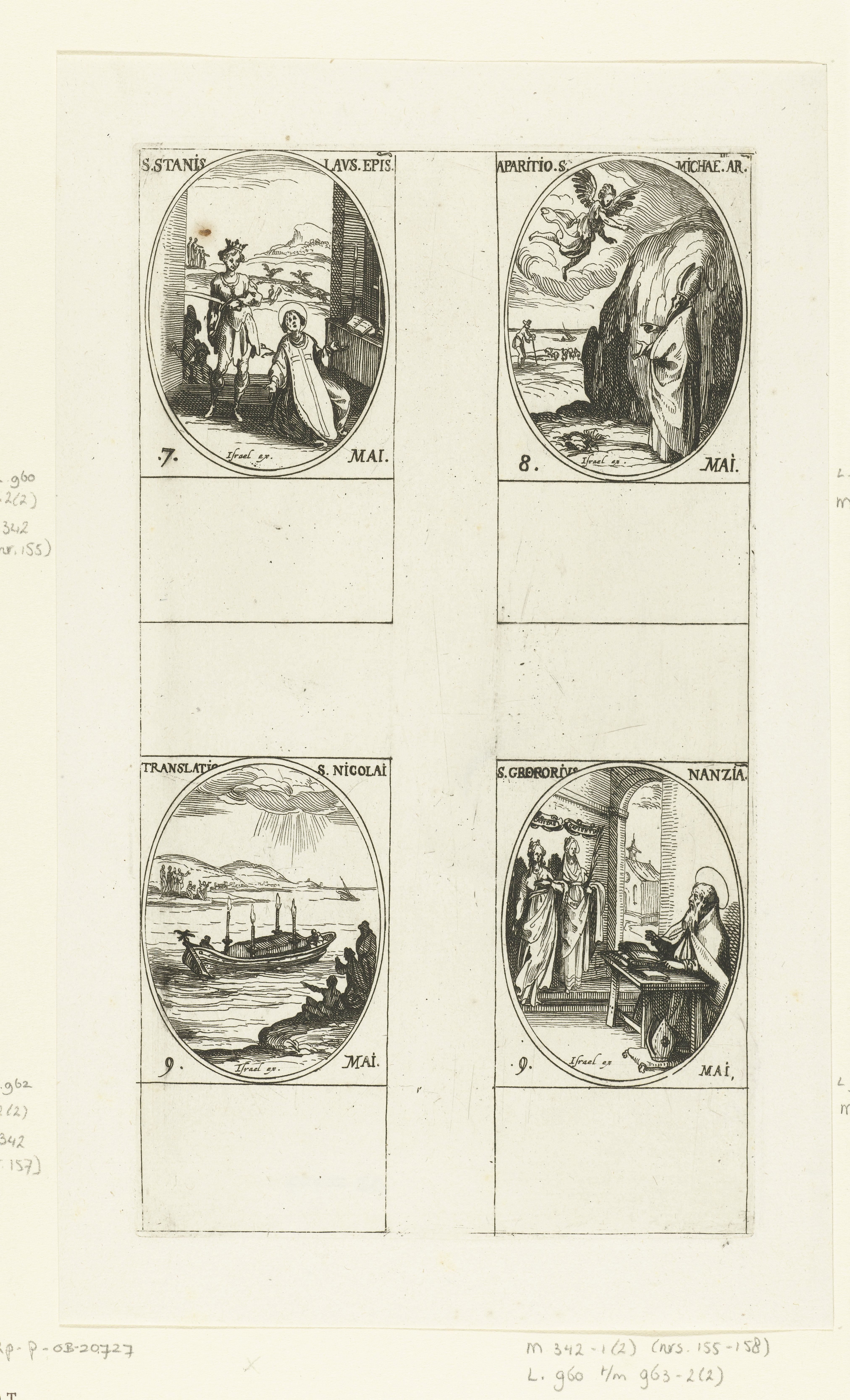 Heilige Stanislaus van Kraków, Aartsengel Michaël, Translatie van Nicolaas van Myra's stoffelijke resten, Heilige Gregorius van Nazianze de Jongere (7-9 mei)