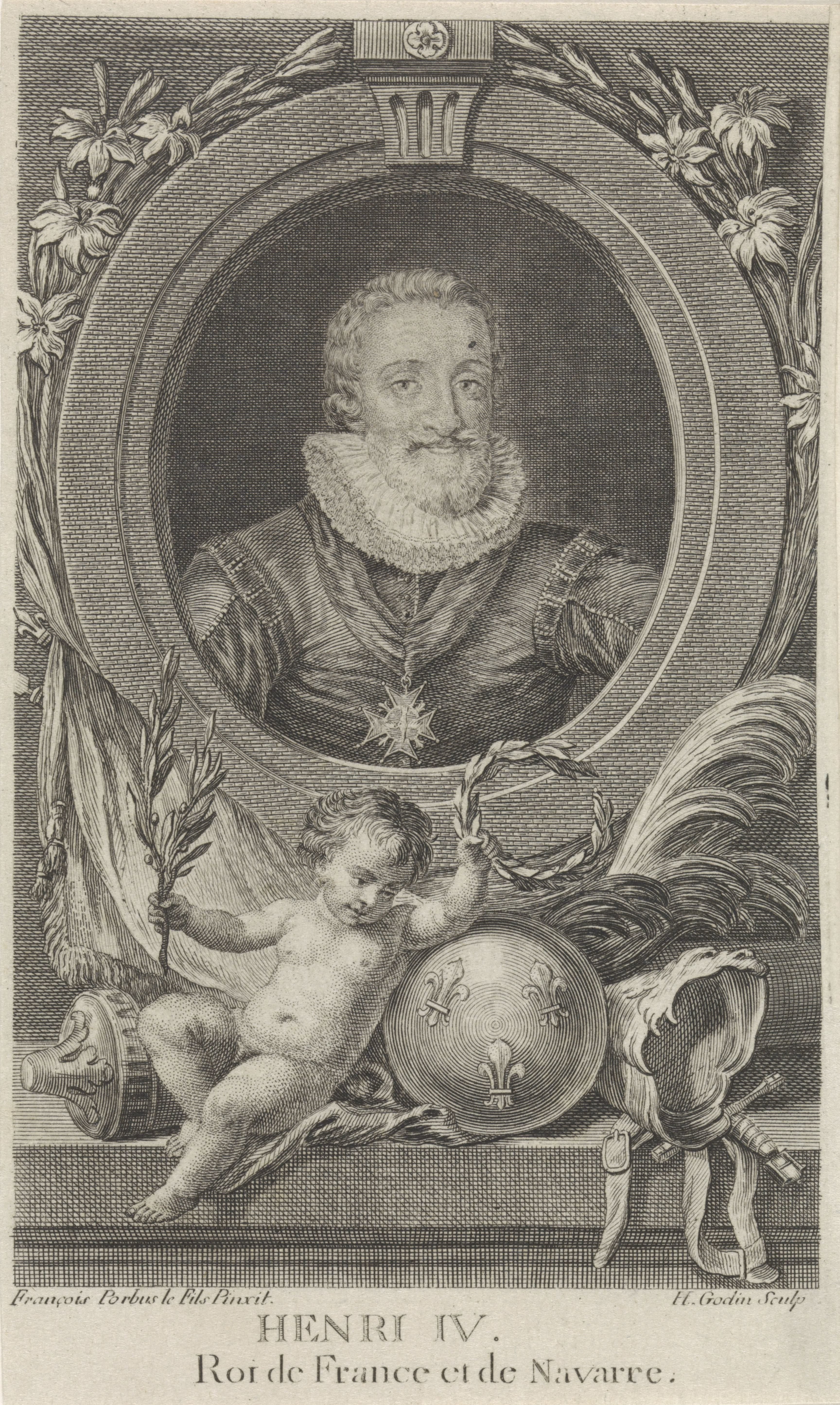 Portret van Hendrik IV, koning van Frankrijk