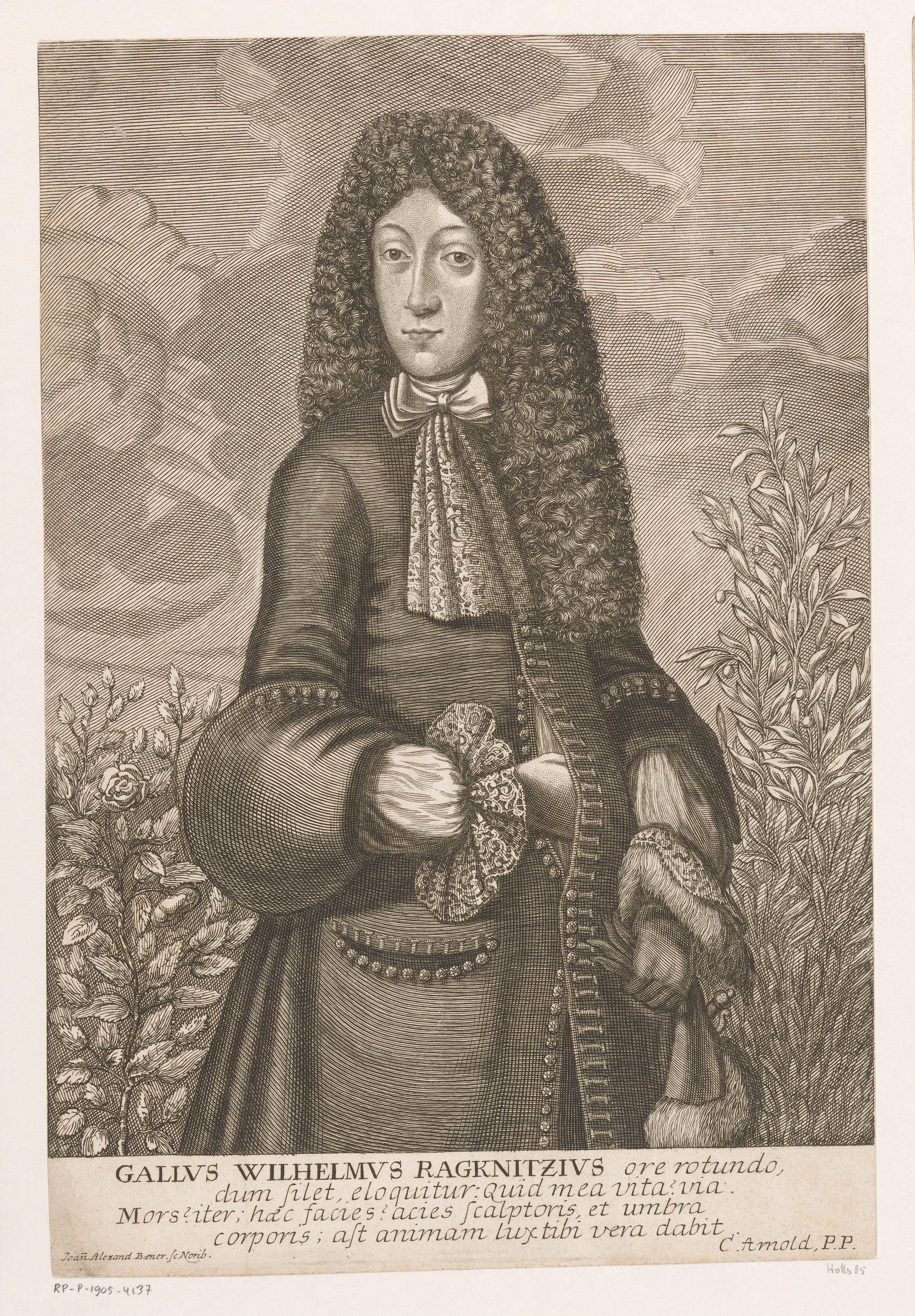 Portret van Gallus Wilhelm, Freiherr von Racknitz