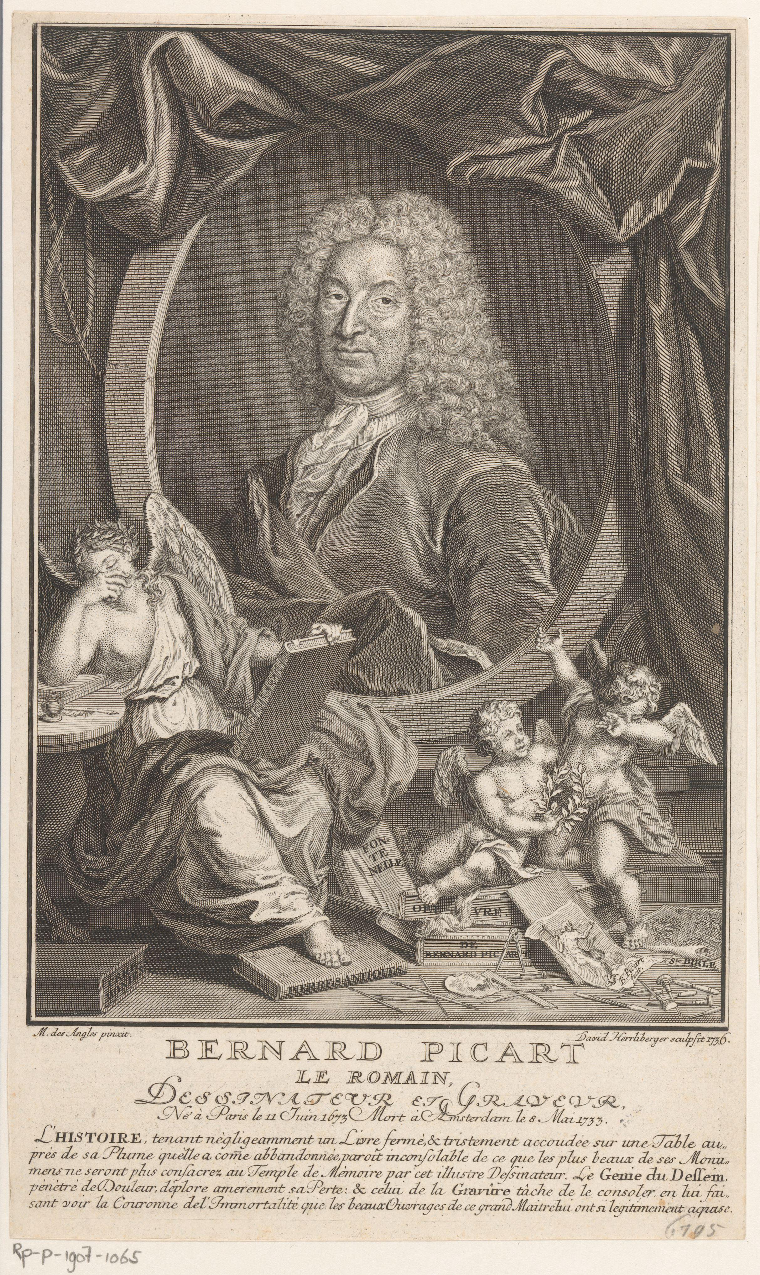 Portret van Bernard Picart