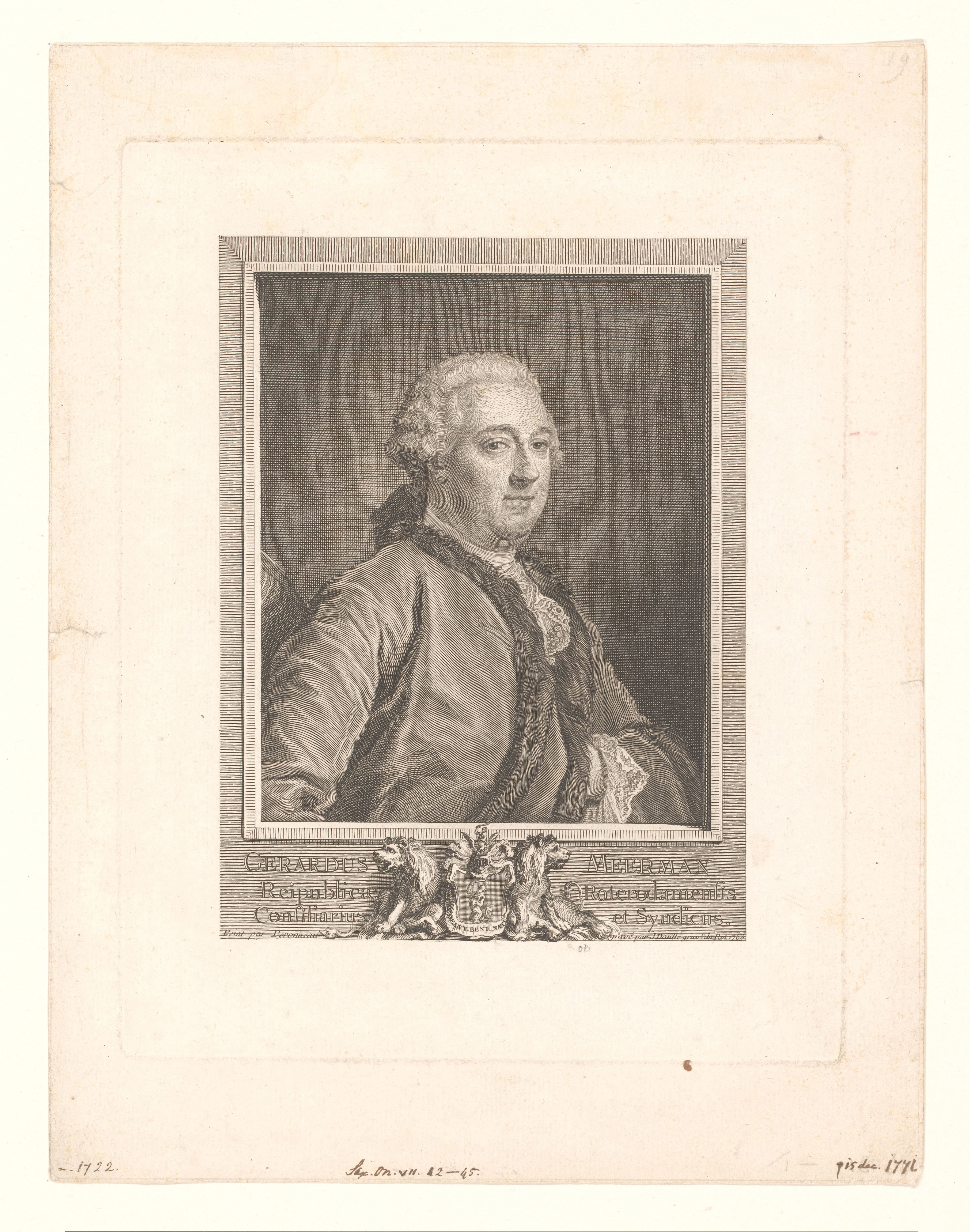 Portret van Gerard Meerman