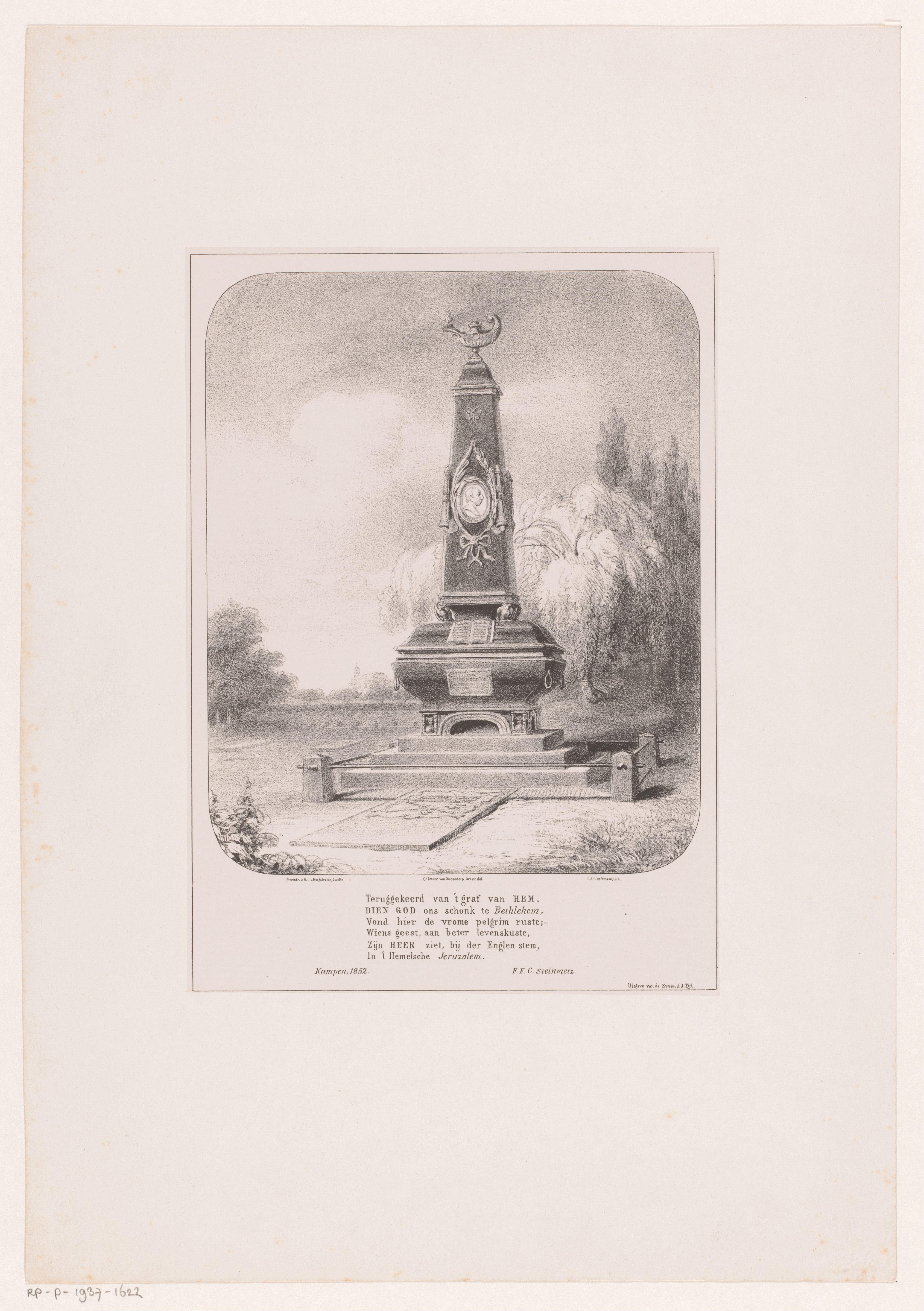 Grafmonument van Gerhard Heinrich van Senden in Zwolle