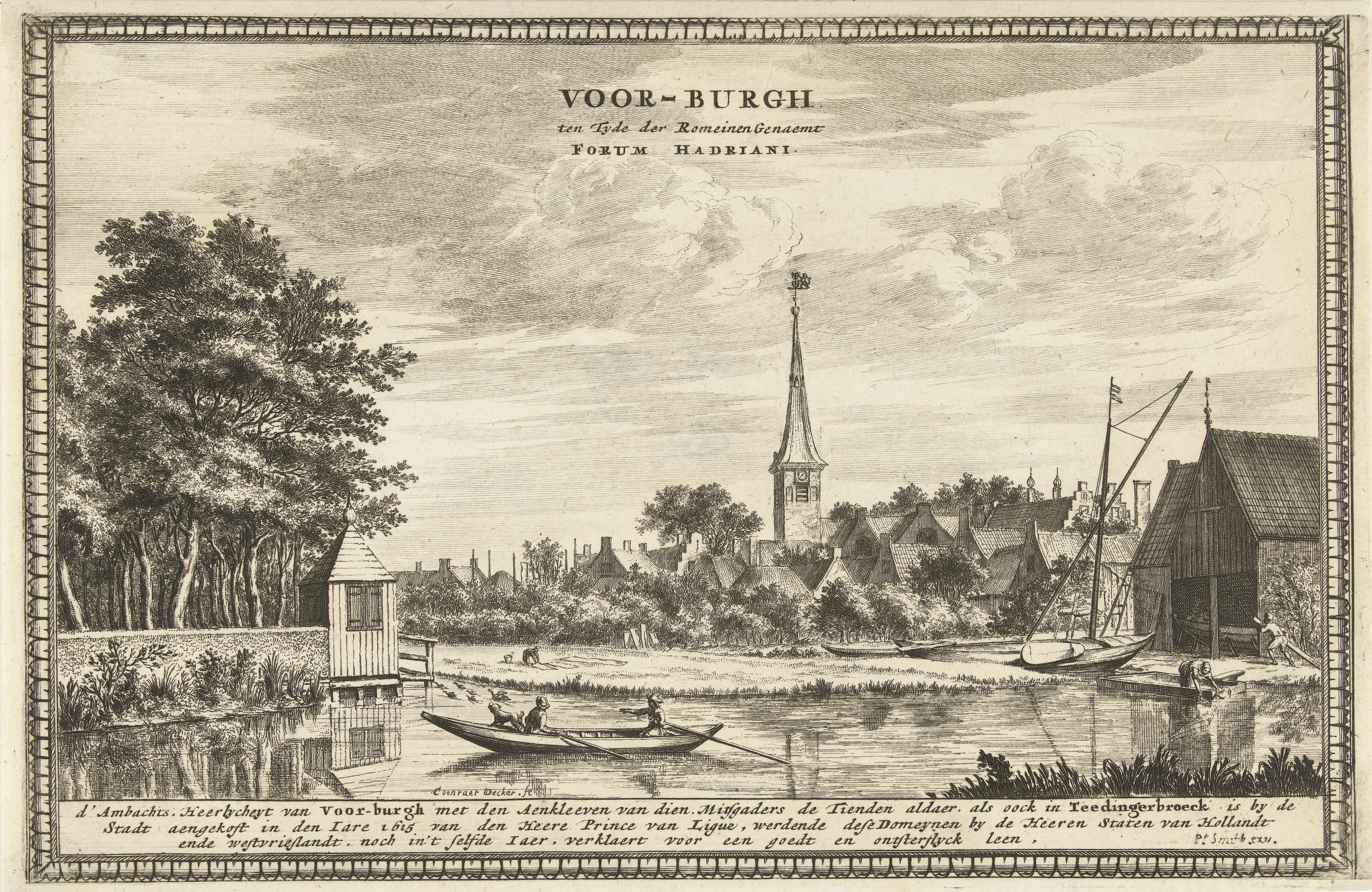 Gezicht op Voorburg