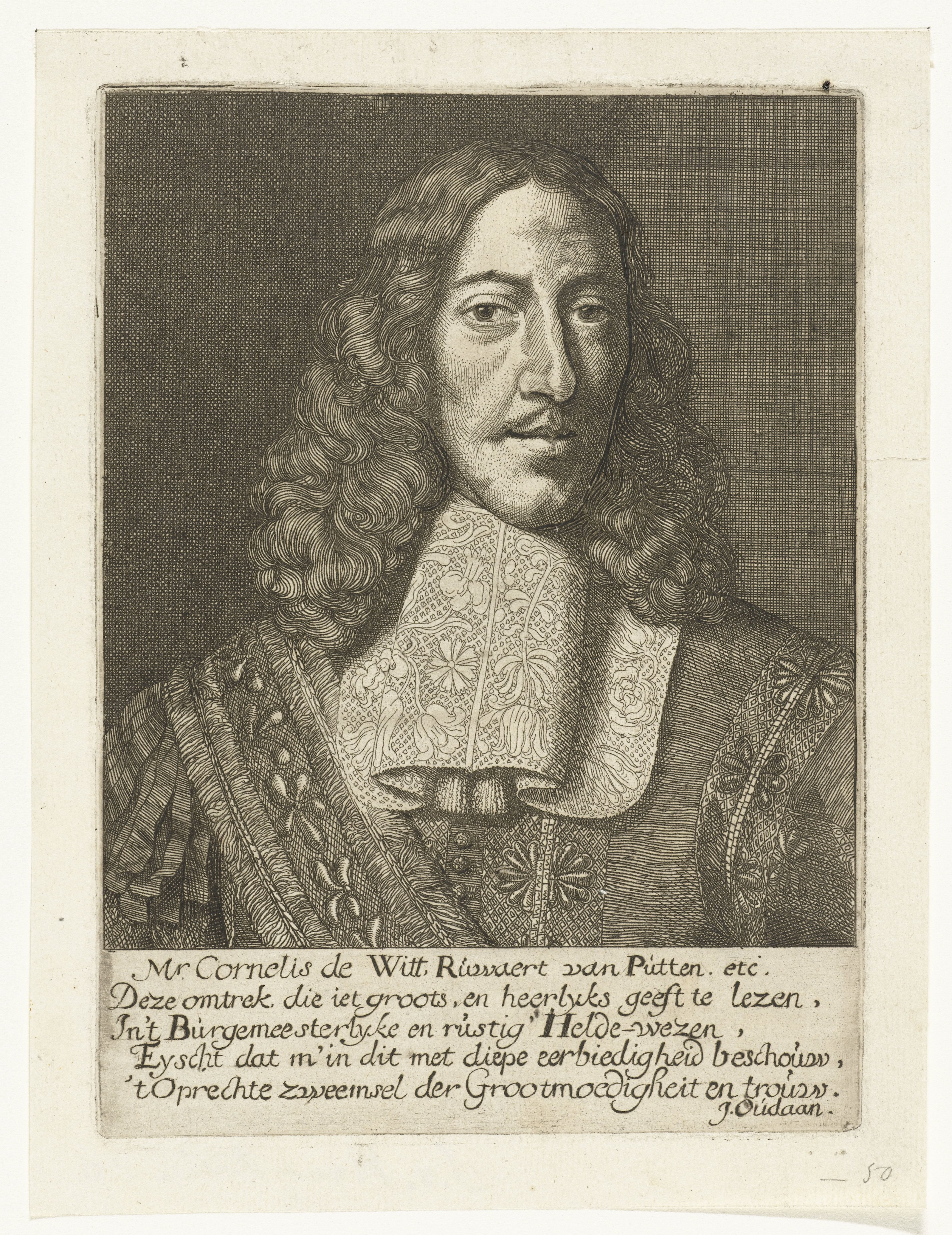 Portret van Cornelis de Witt