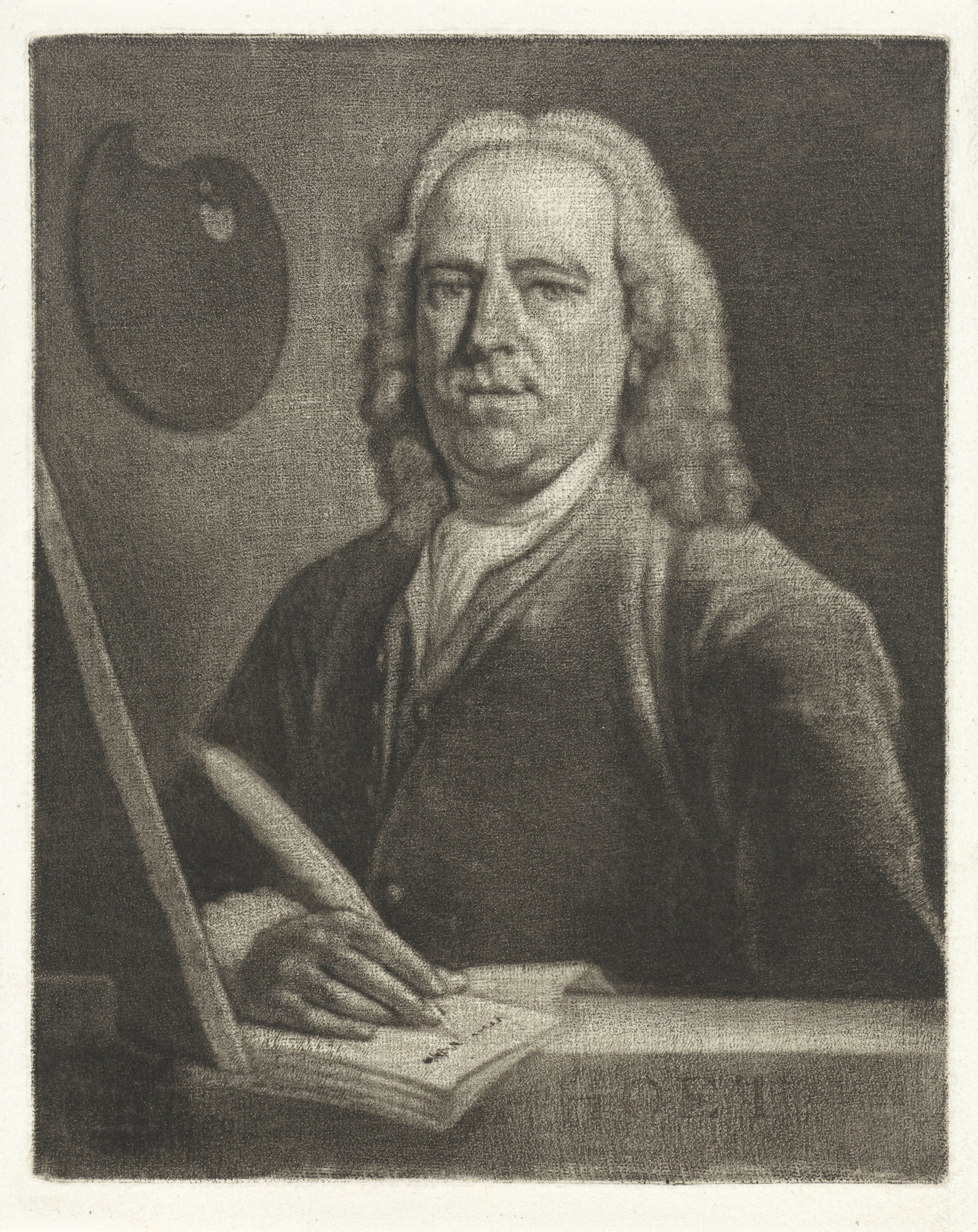 Portret van Gerard Hoet
