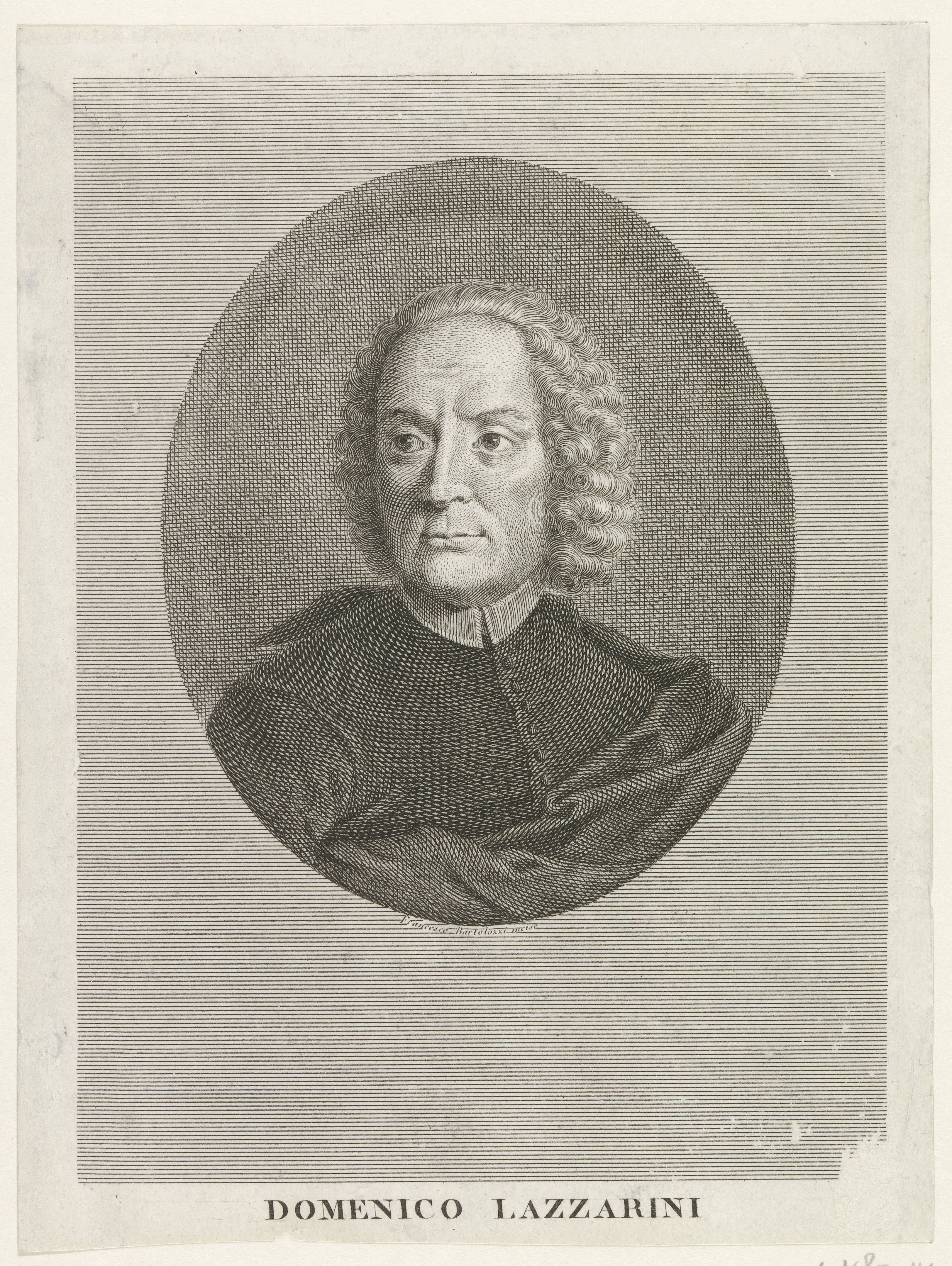 Portret van Domenico Lazzarini