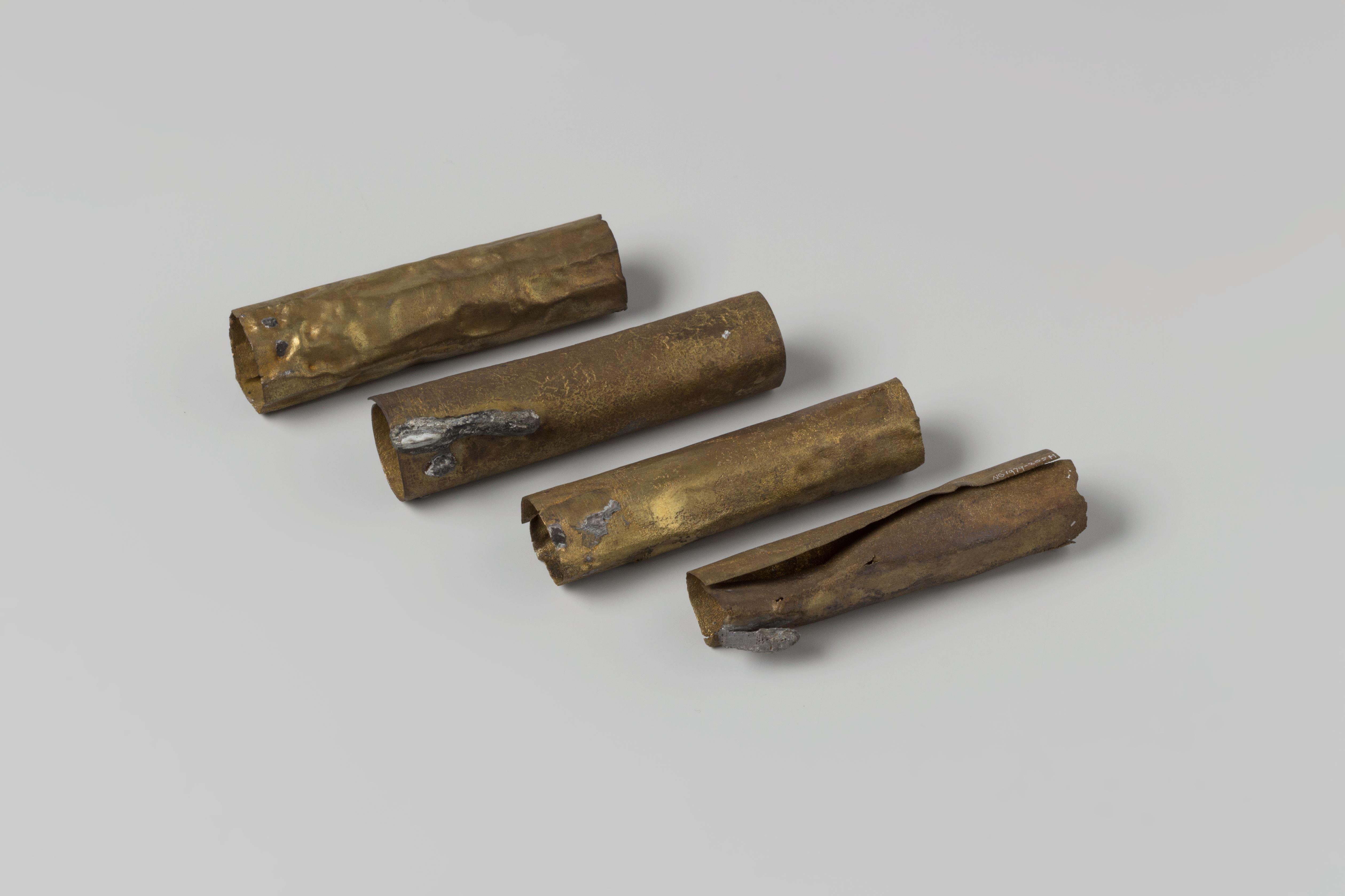 Cartridge tubes from the wreck of the Dutch East Indiaman Hollandia