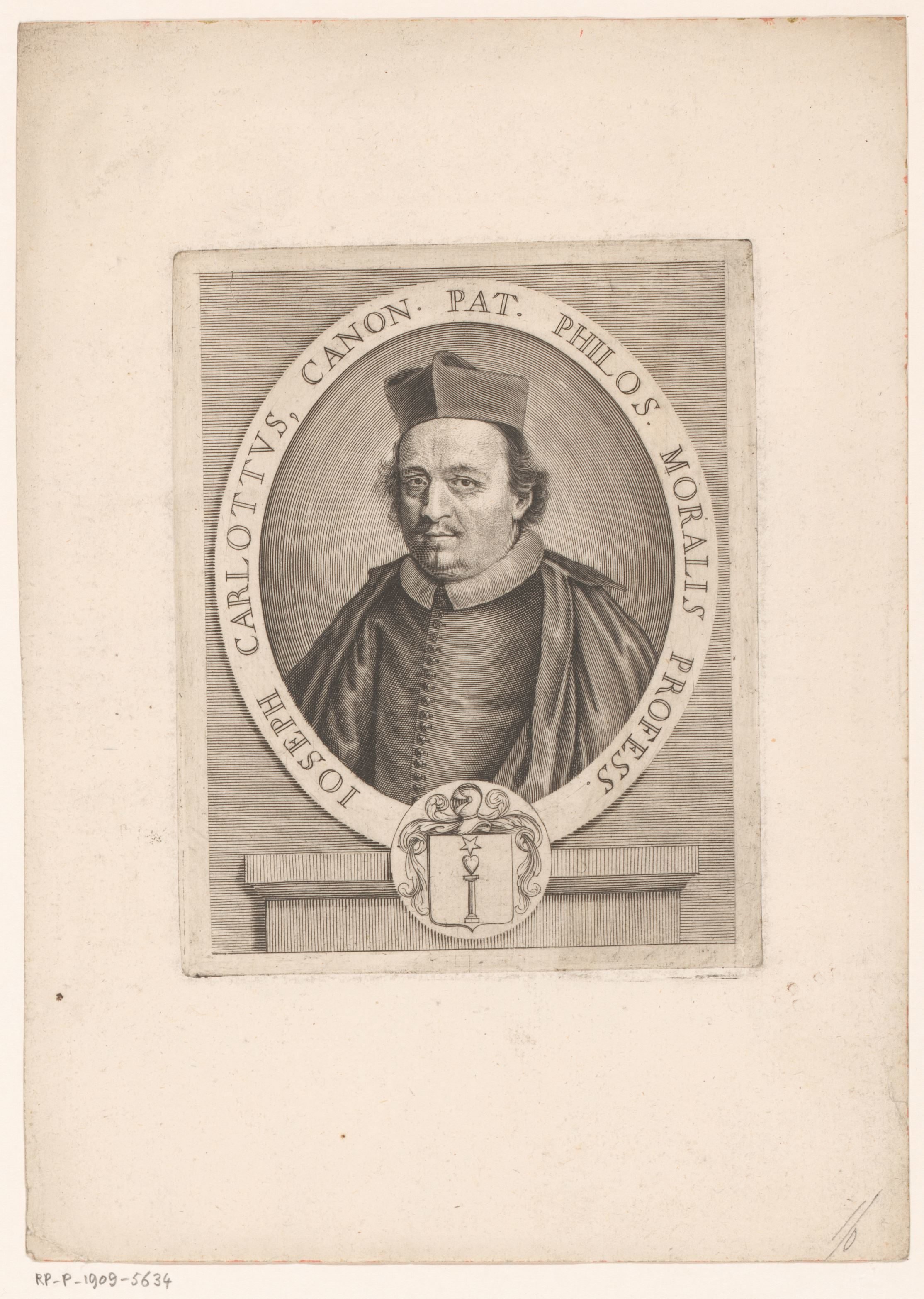 Portret van Joseph Carlottus
