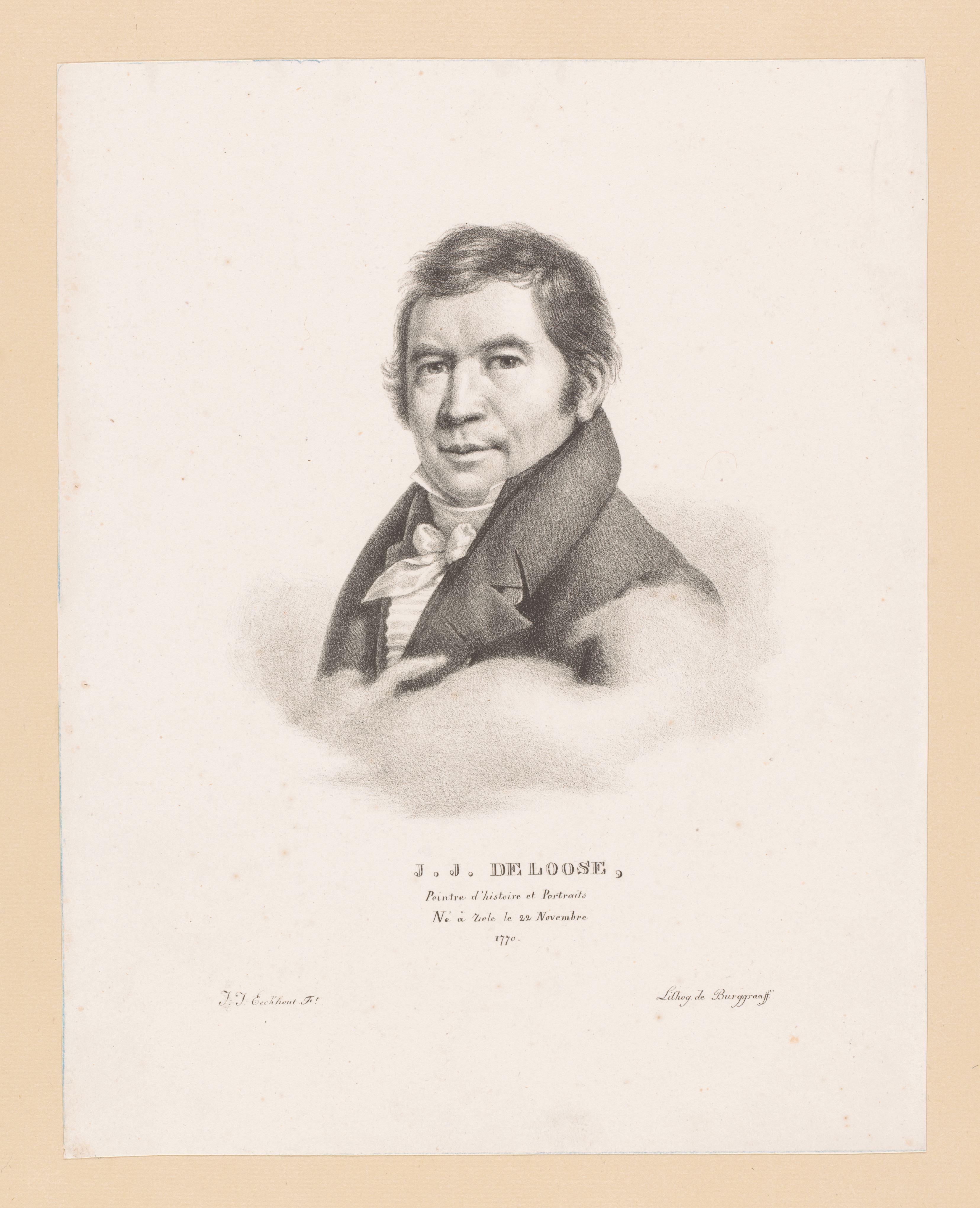 Portret van Johannes Josephus de Loose