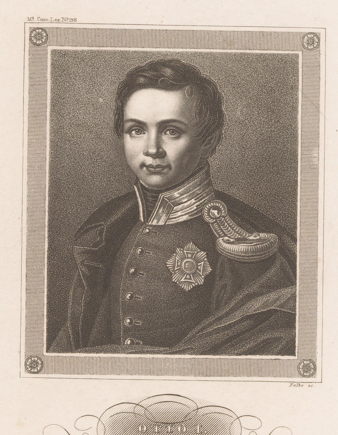 Portret van Otto I van Griekenland