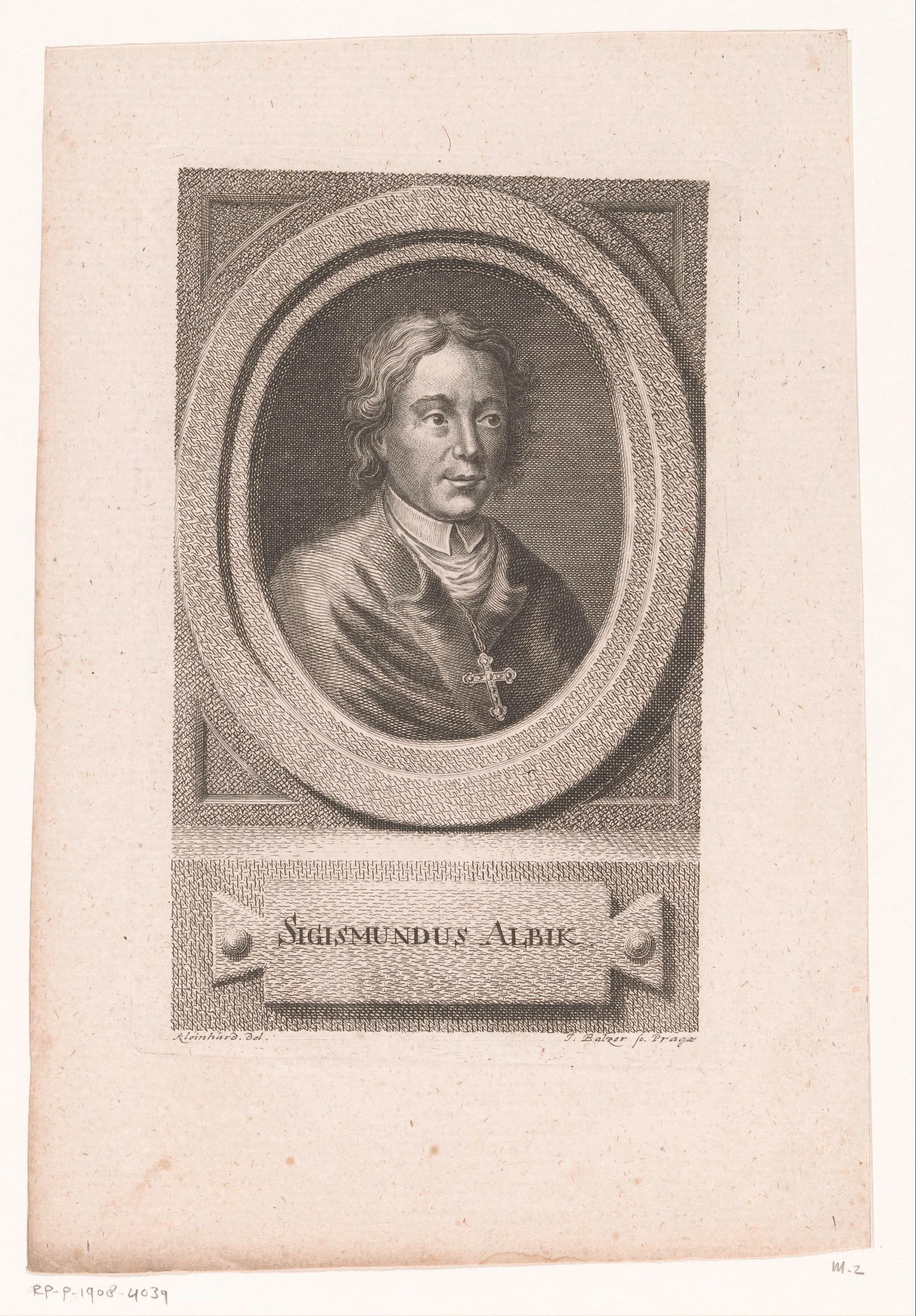 Portret van Siegmund Albich