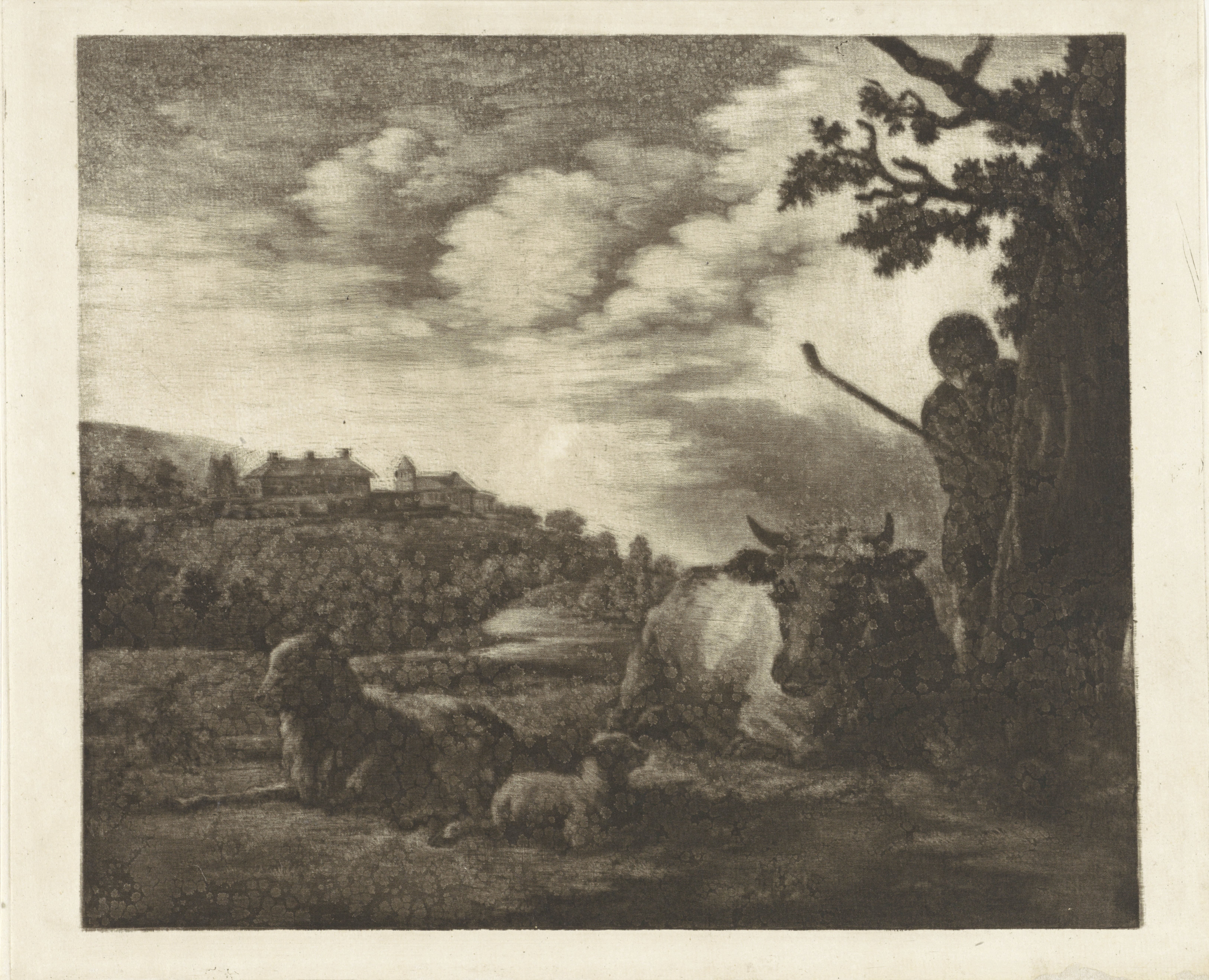 Landschap met een herder