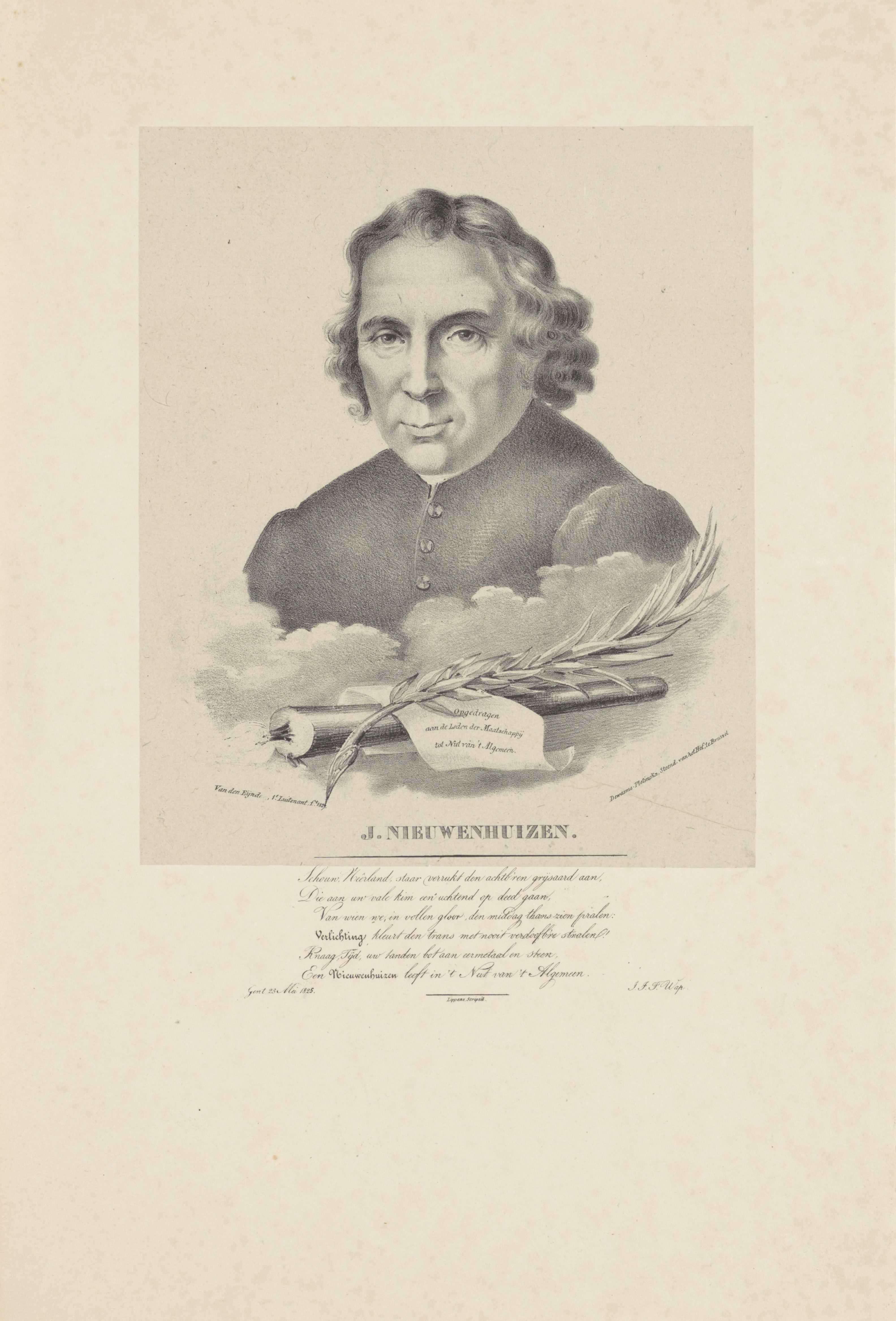 Portret van Jan Nieuwenhuyzen