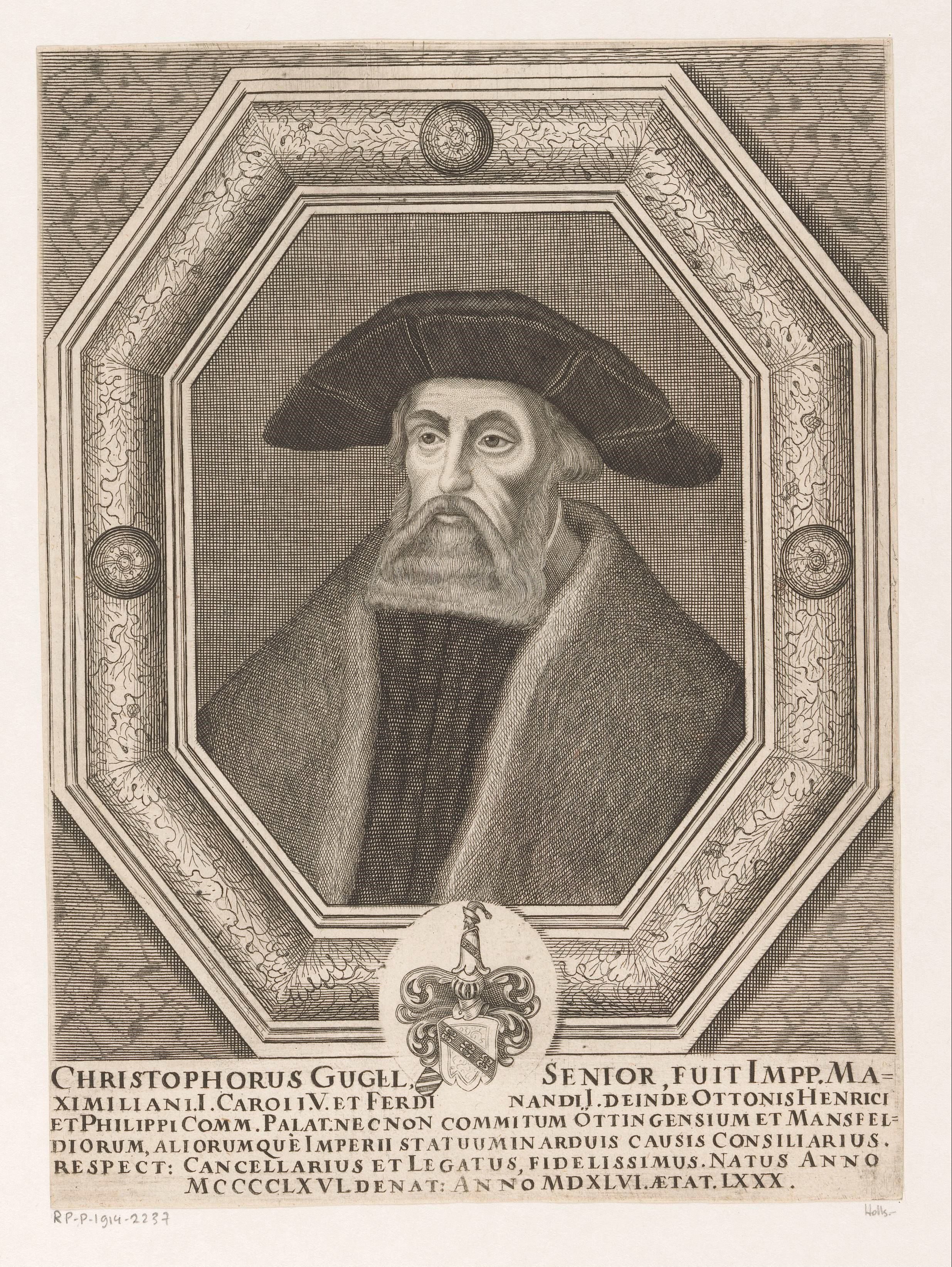 Portret van Christoph I Gugel