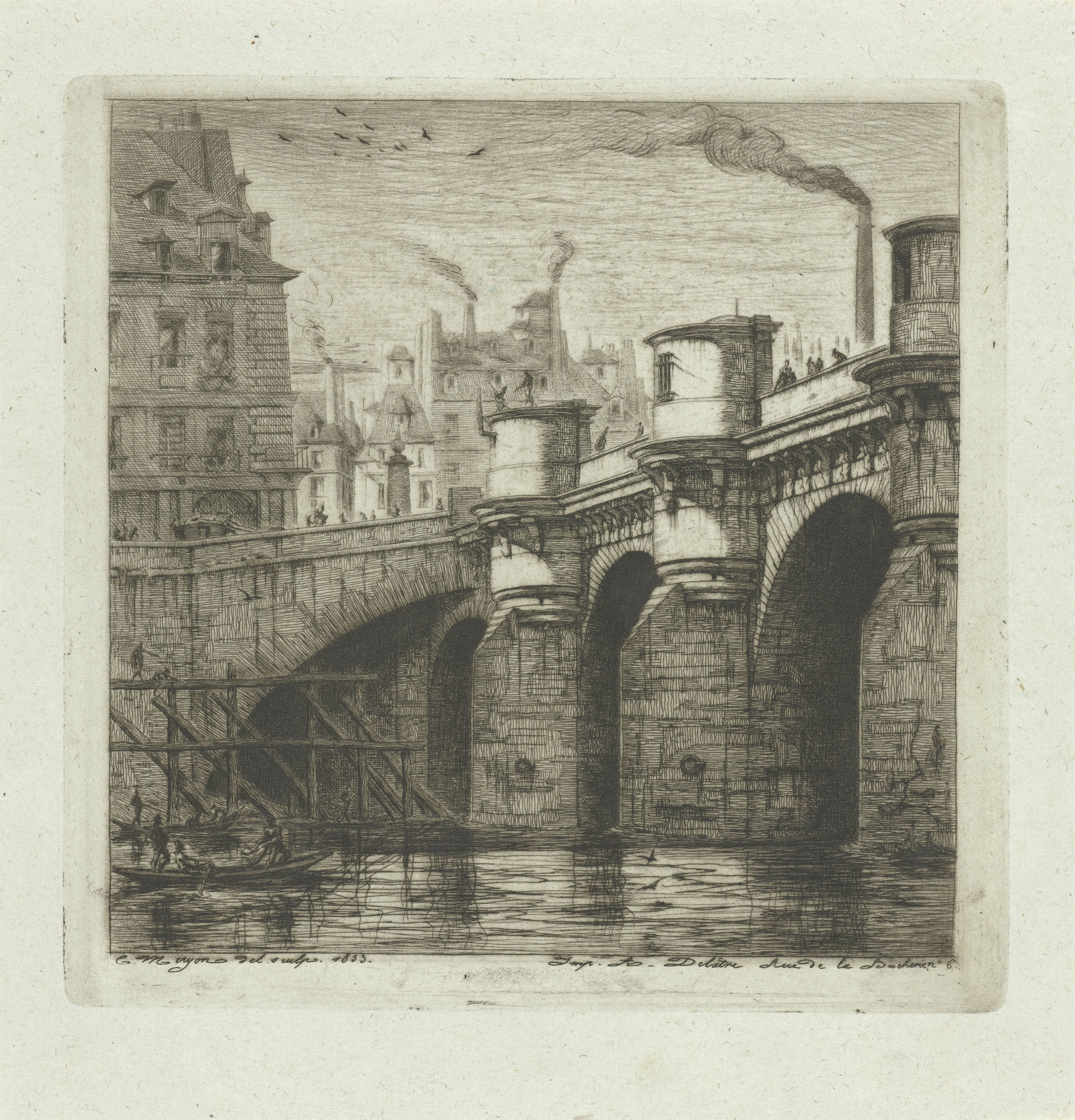 Pont-Neuf over de Seine in Parijs