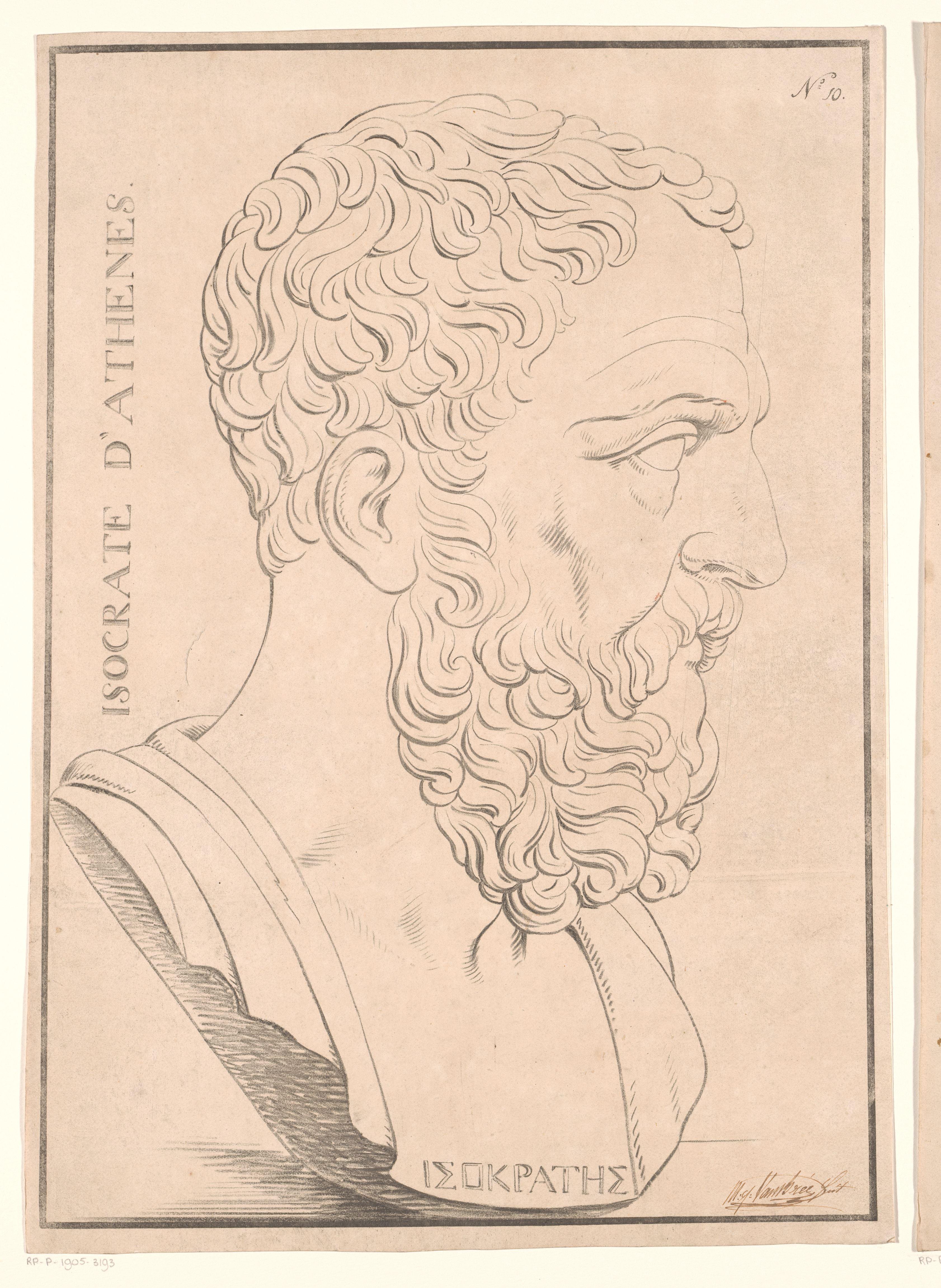 Buste van Isocrates