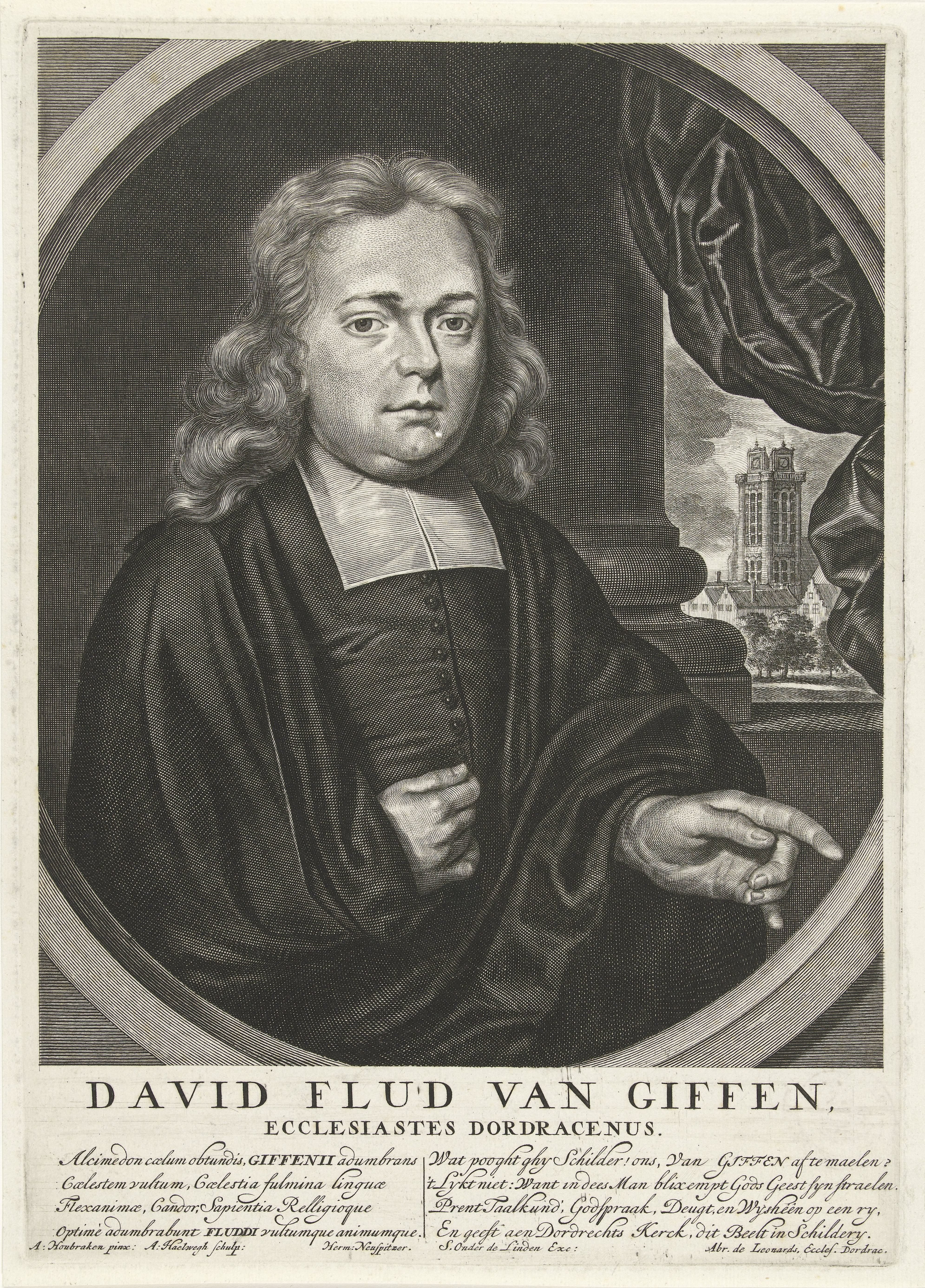 Portret van David Flud van Giffen