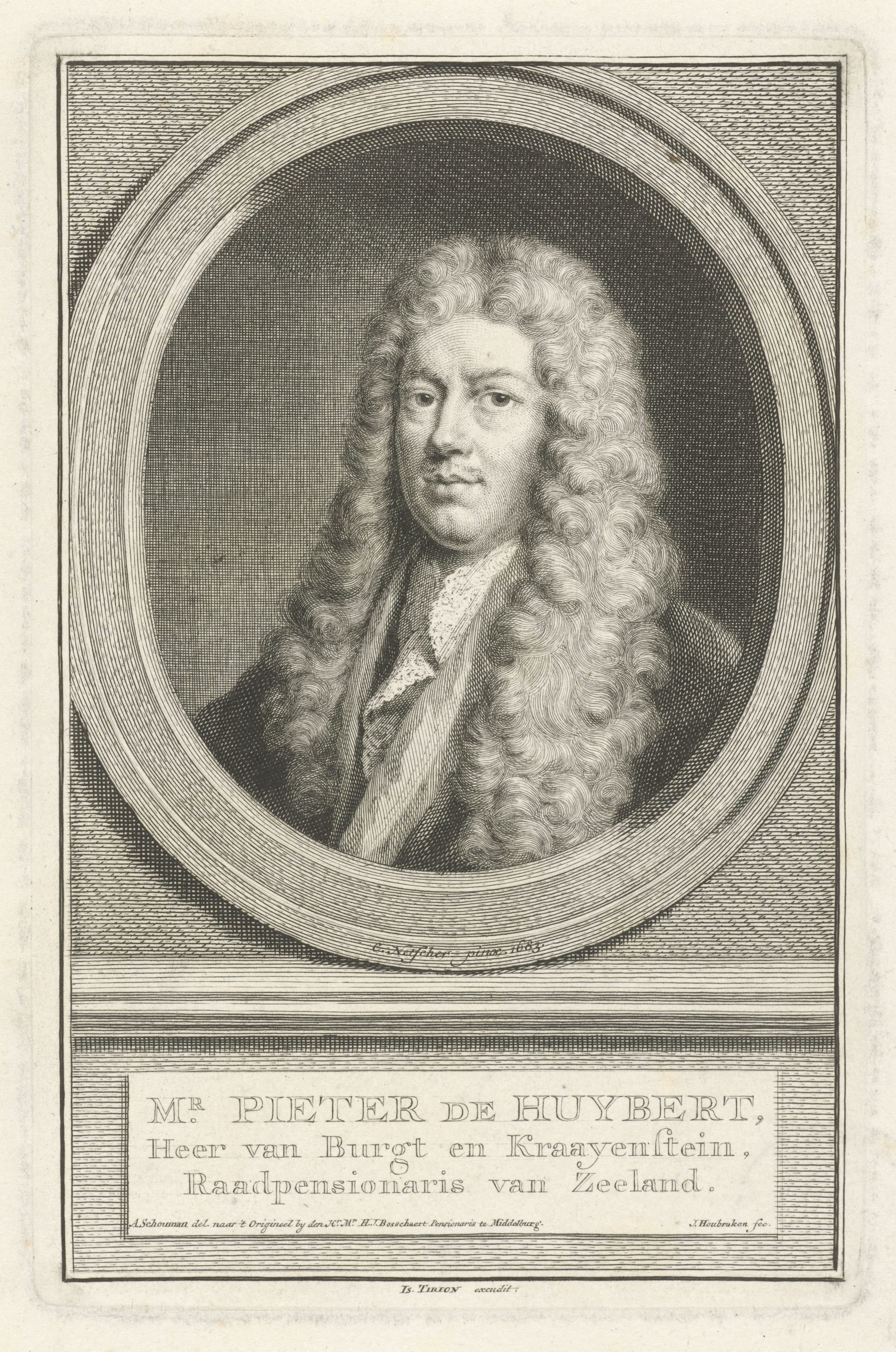 Portret van Pieter de Huybert