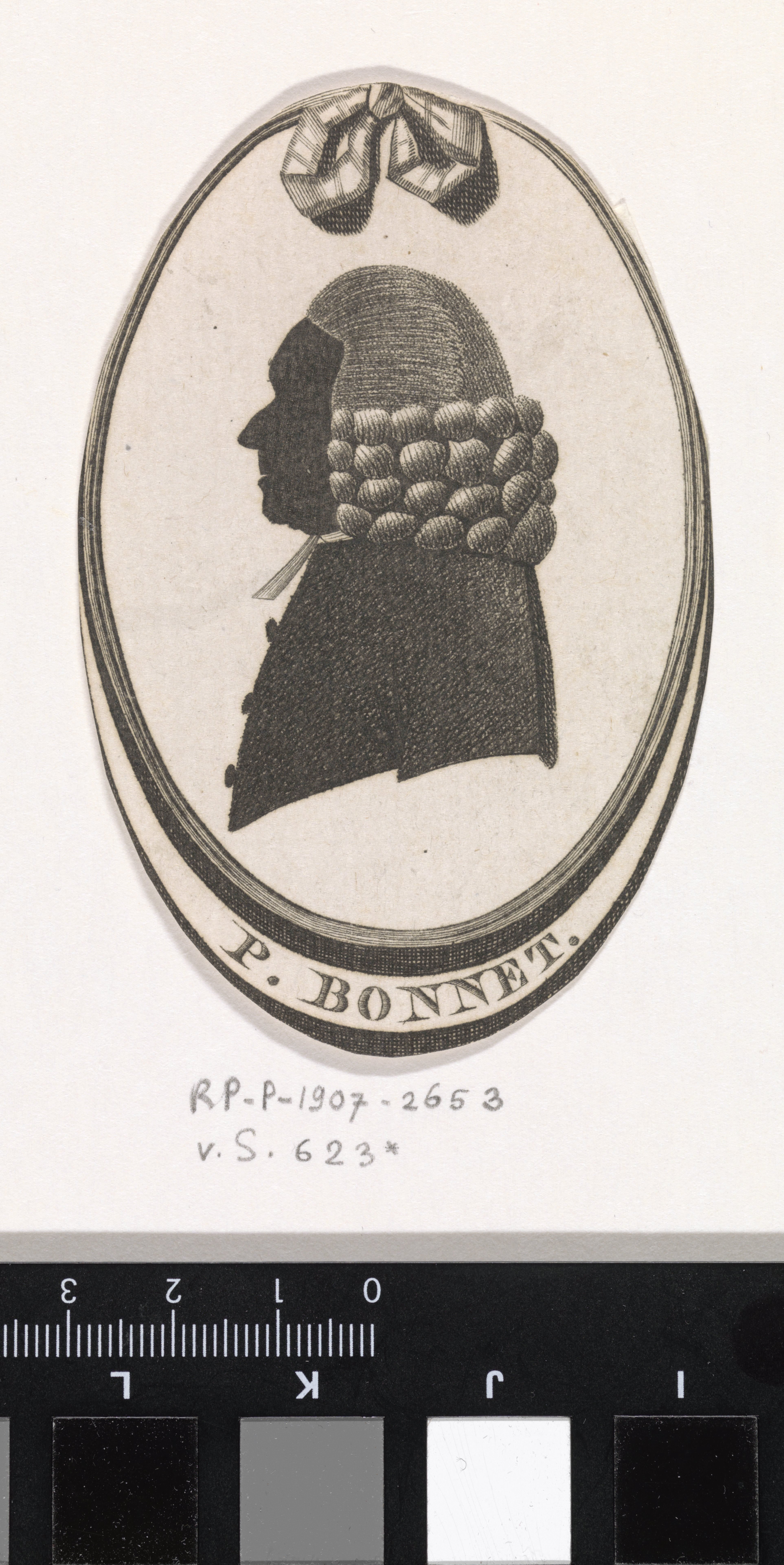 Silhouetportret van Paulus Bonnet