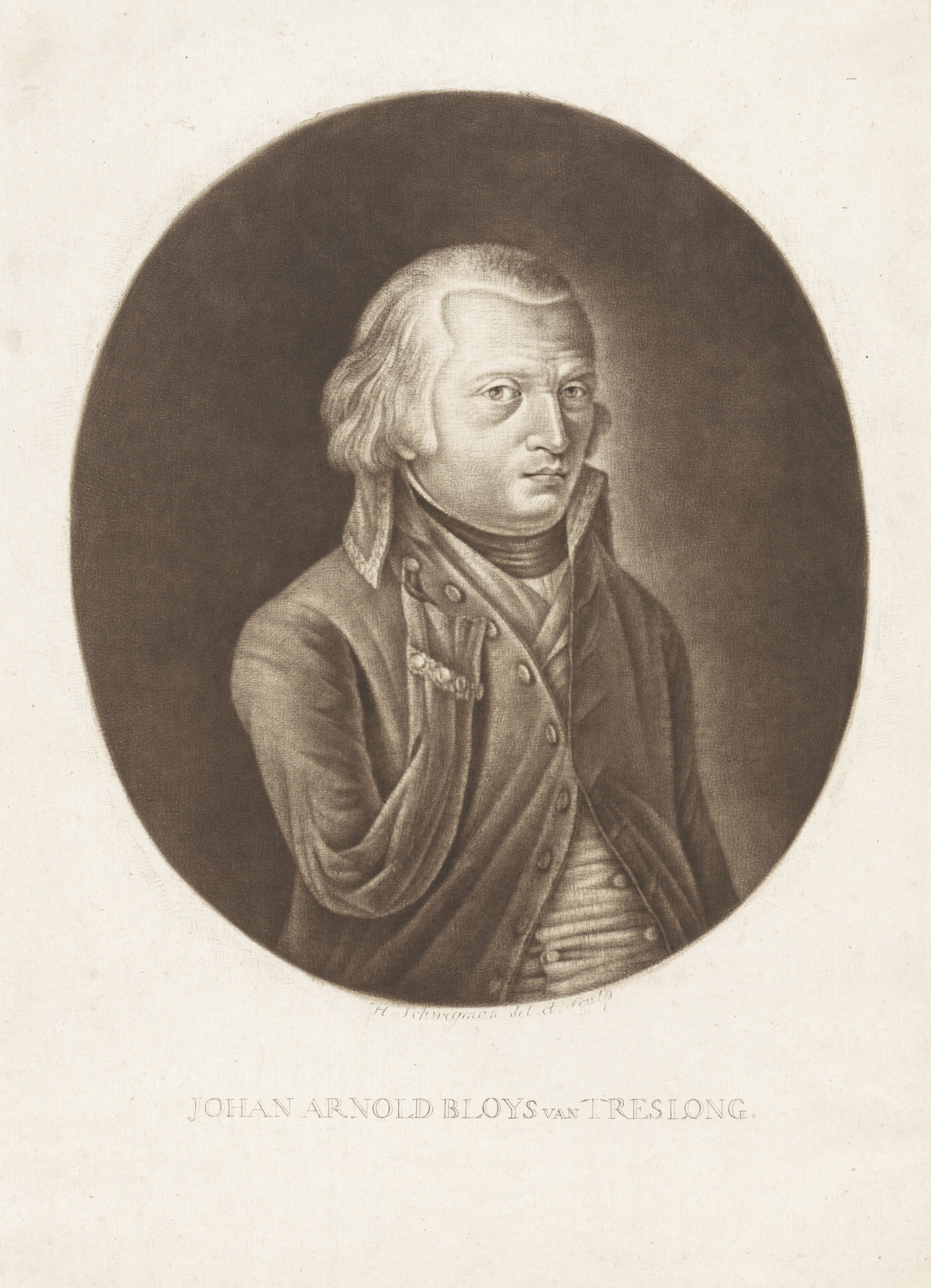 Portret van Johan Arnold Bloys van Treslong