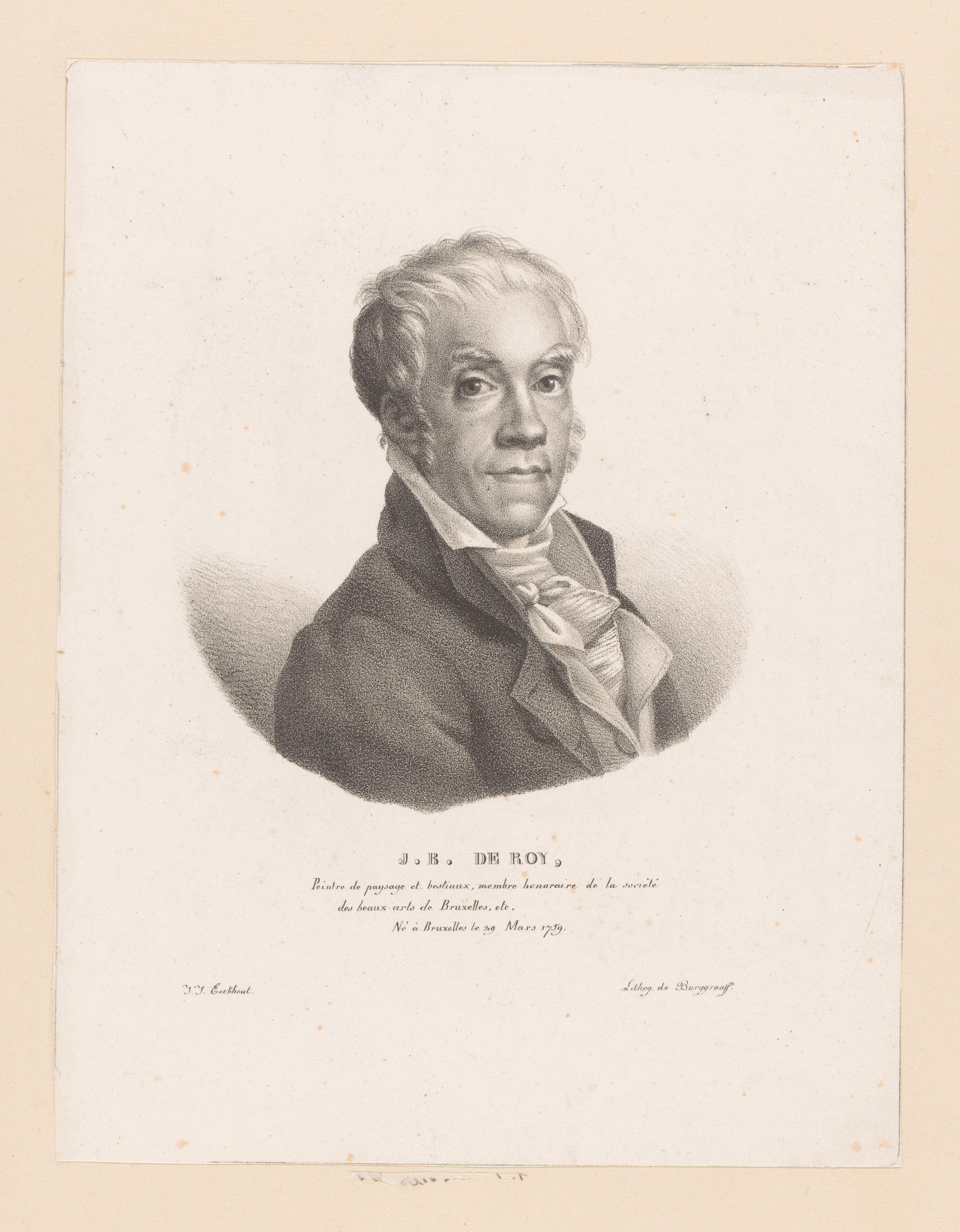 Portret van Jean Baptiste de Roij