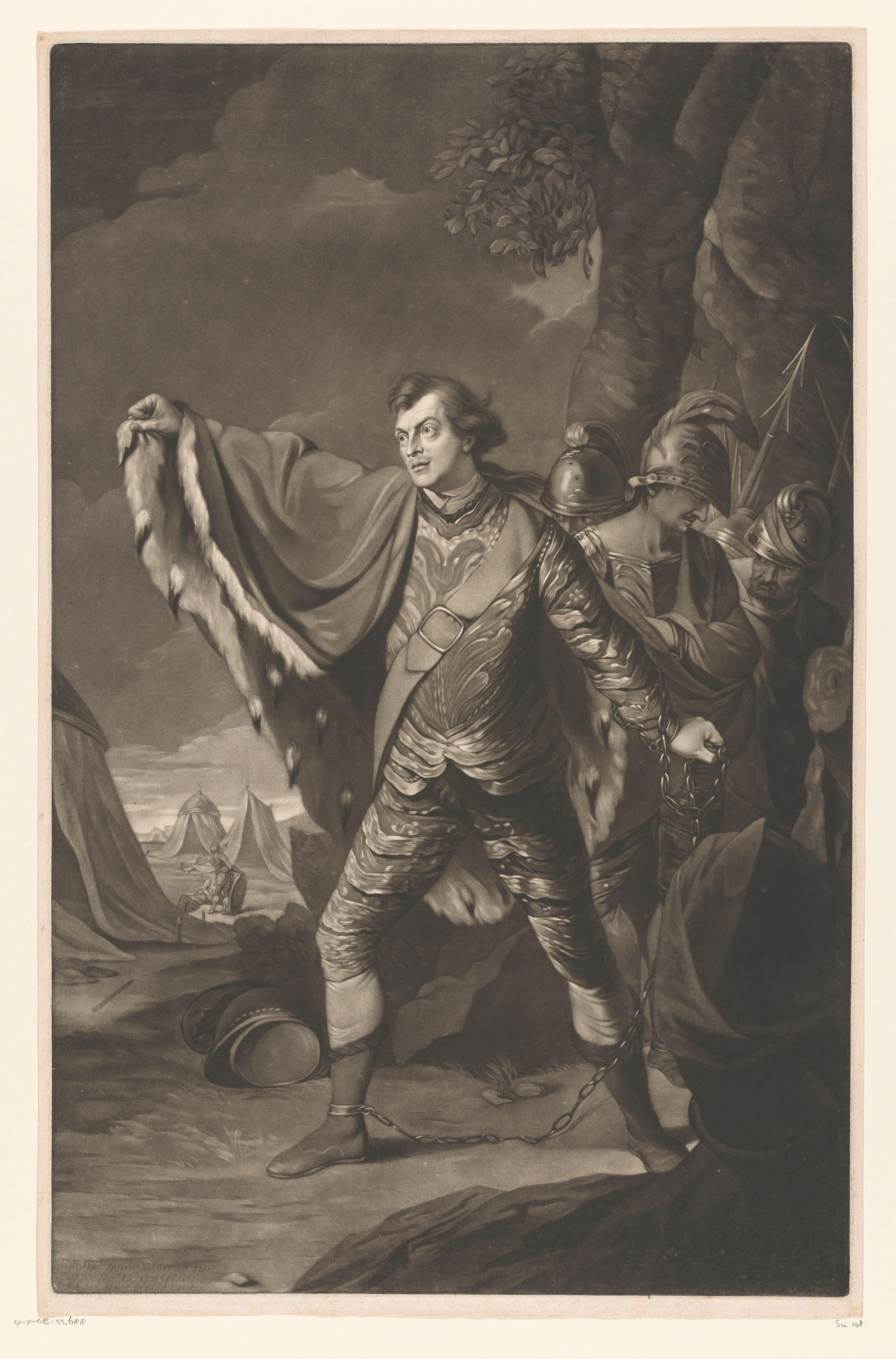 Portret van Samuel Reddish als Posthumus
