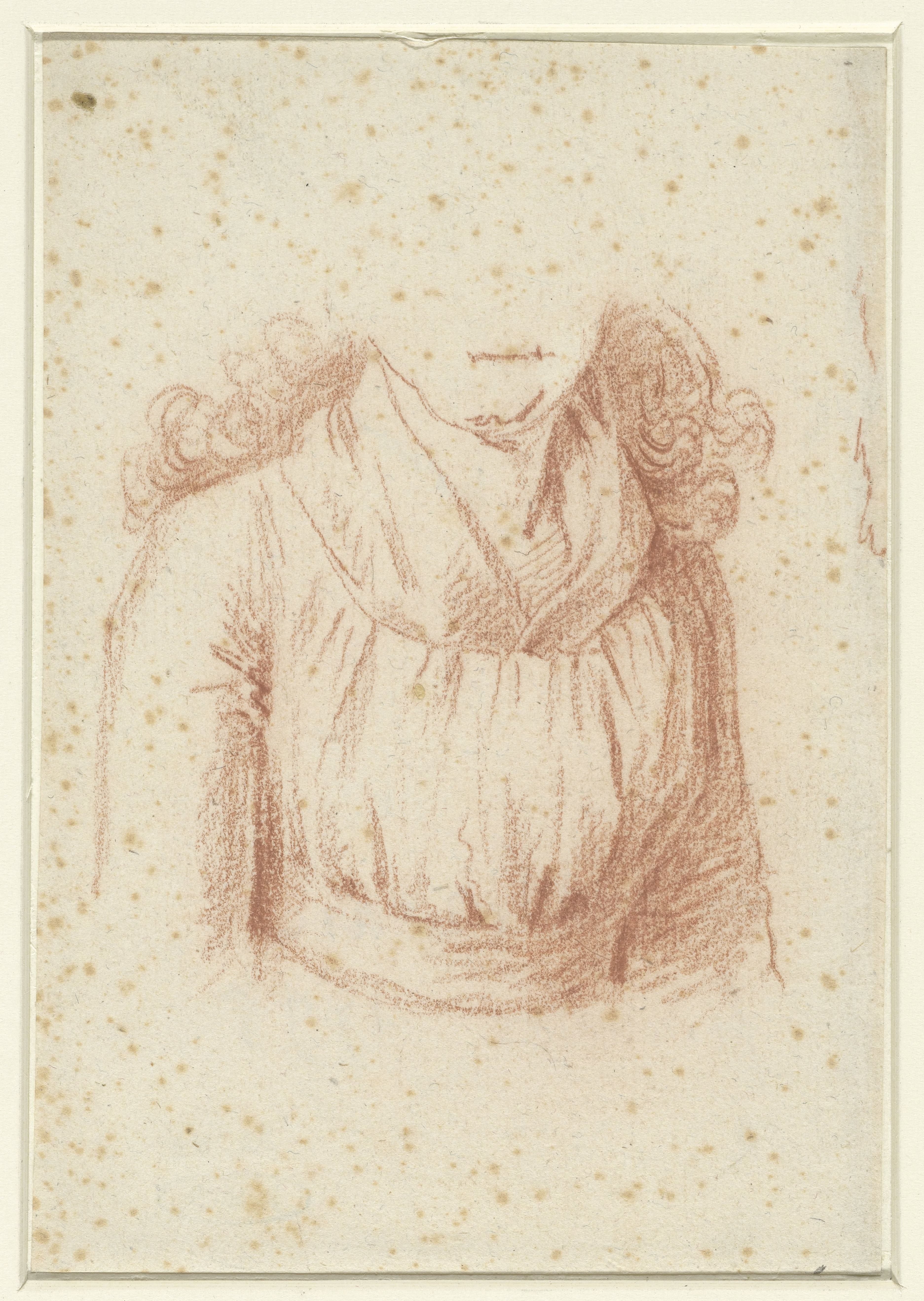 Kostuumstudie voor een portret van Madame Molet