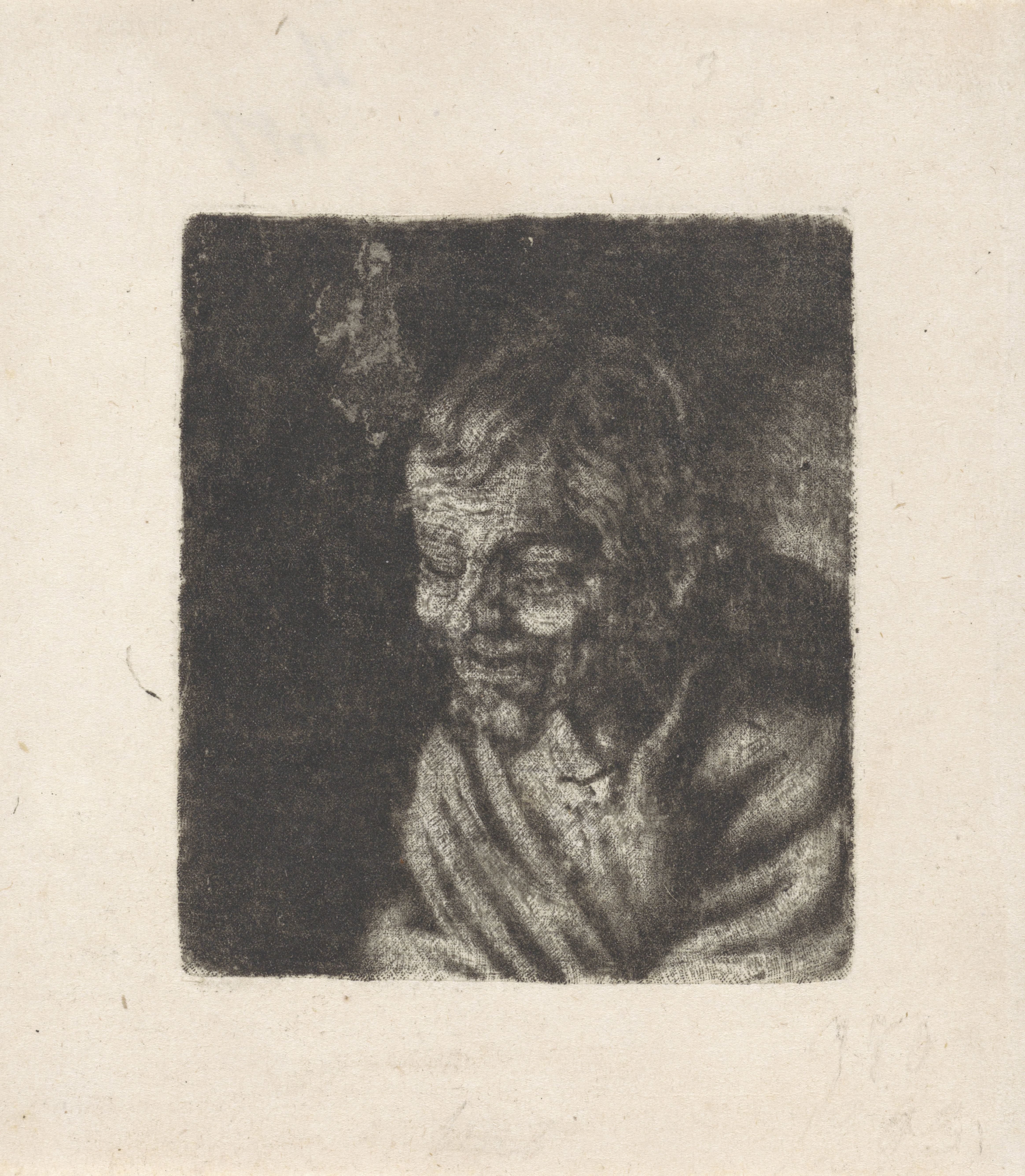 Biddende man
