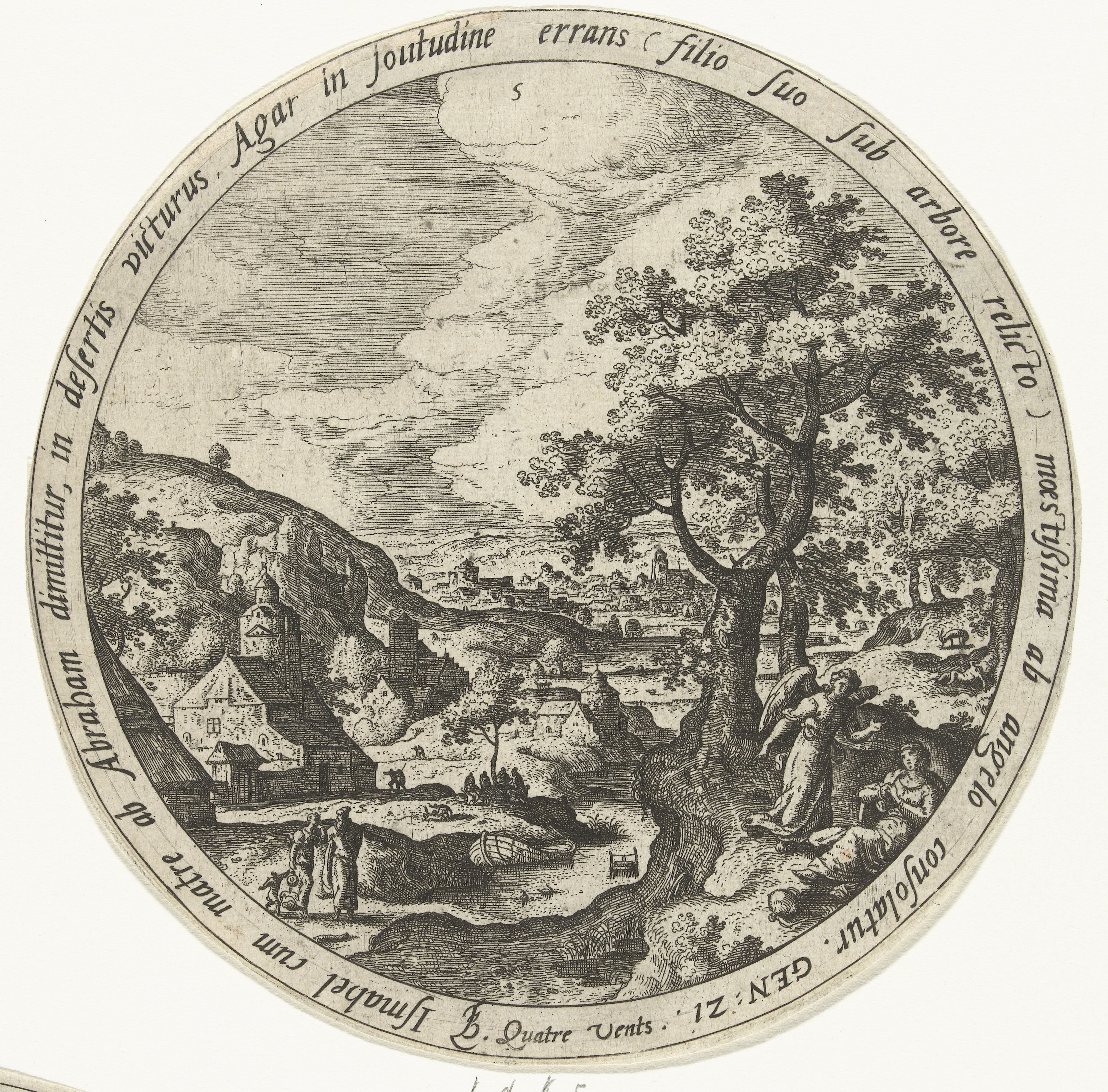 Abraham verdrijft Hagar en Ismaël