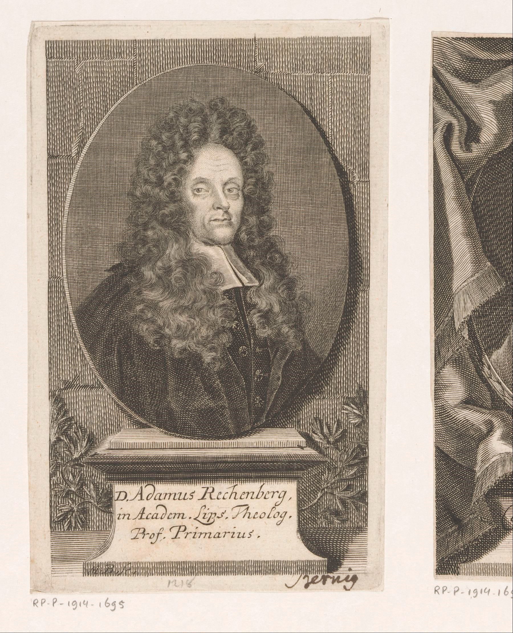 Portret van Adam Rechenberg
