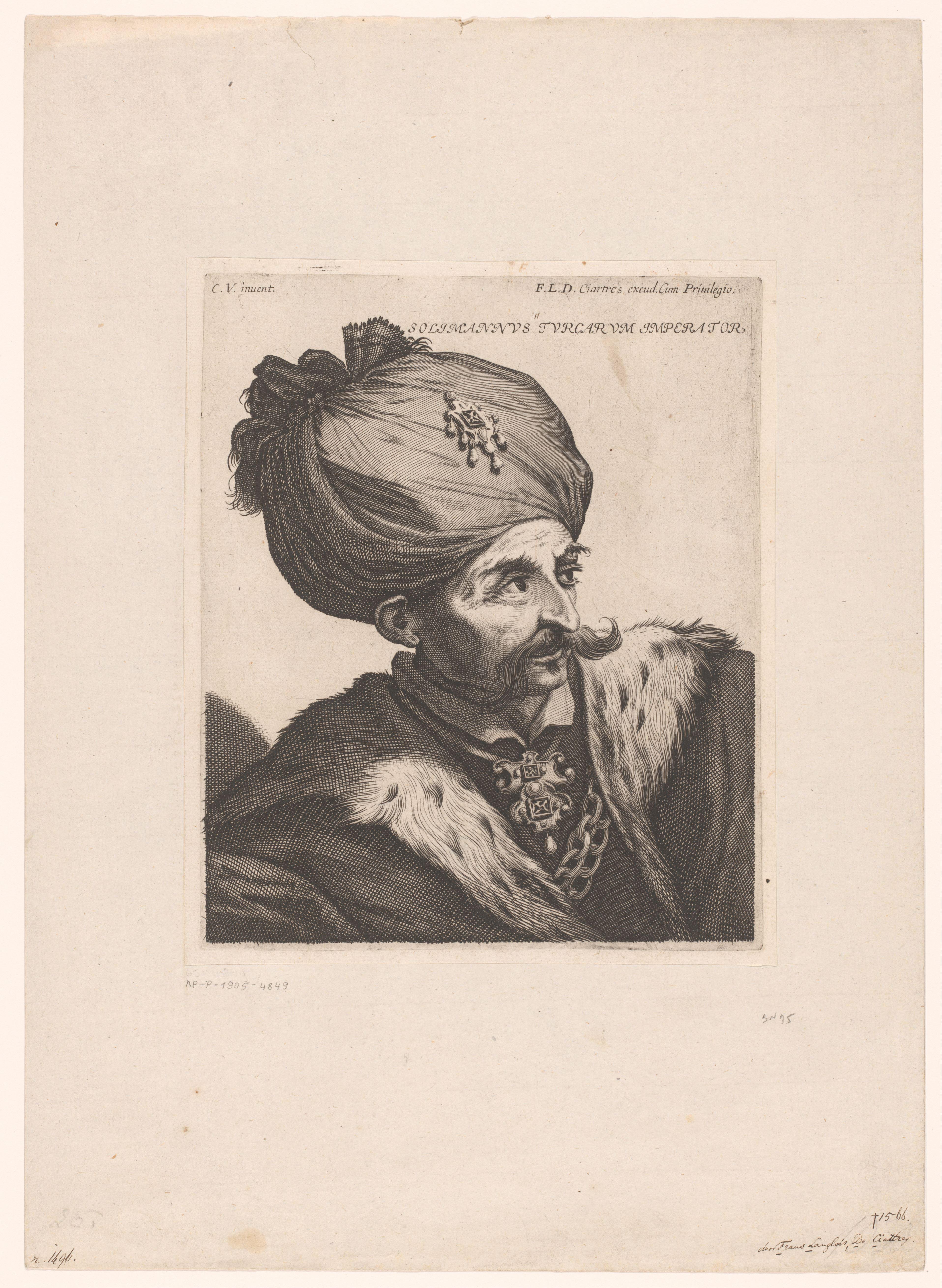 Portret van Süleyman I