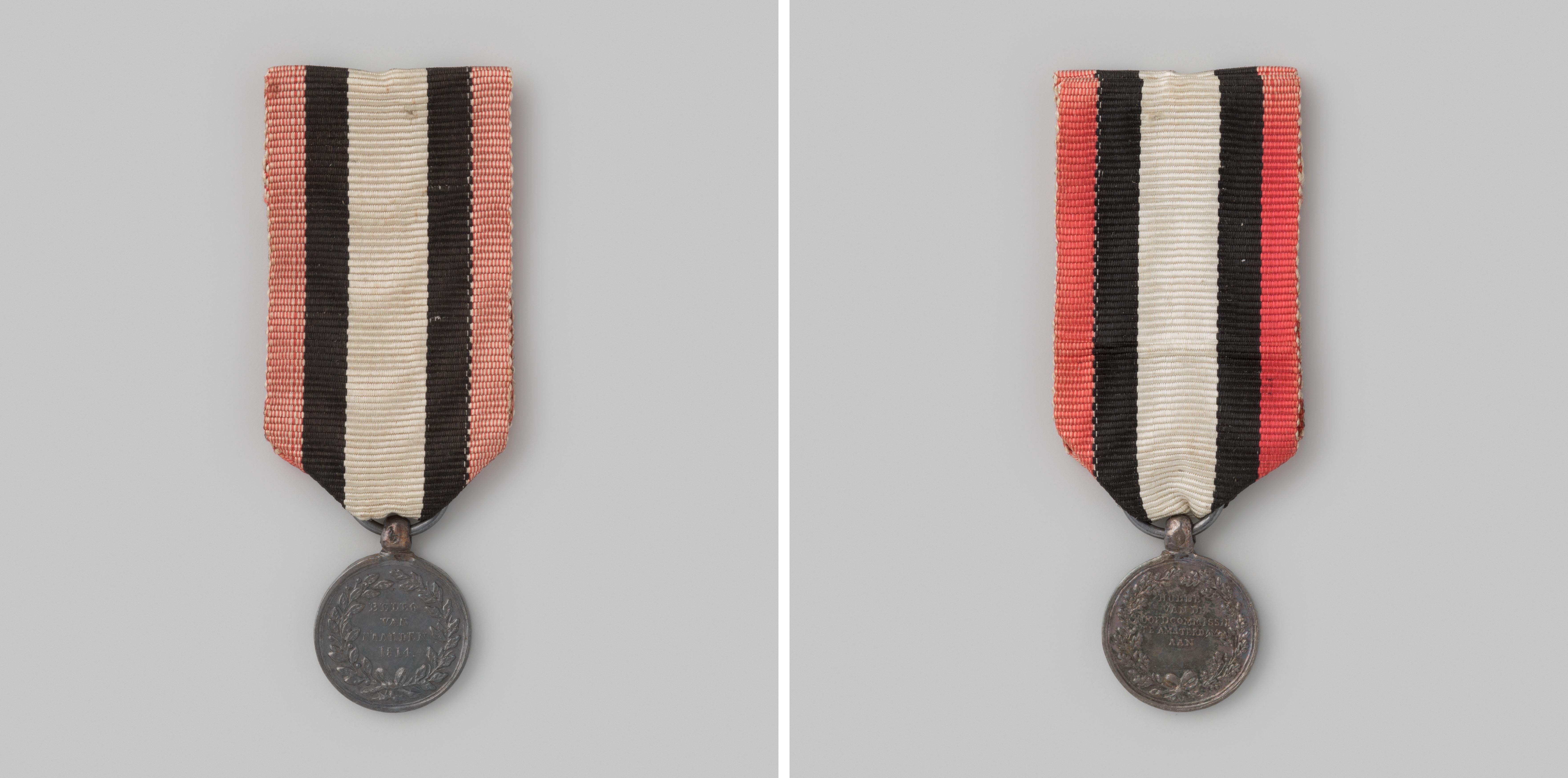 Erepenning voor de schutters bij het beleg van Naarden