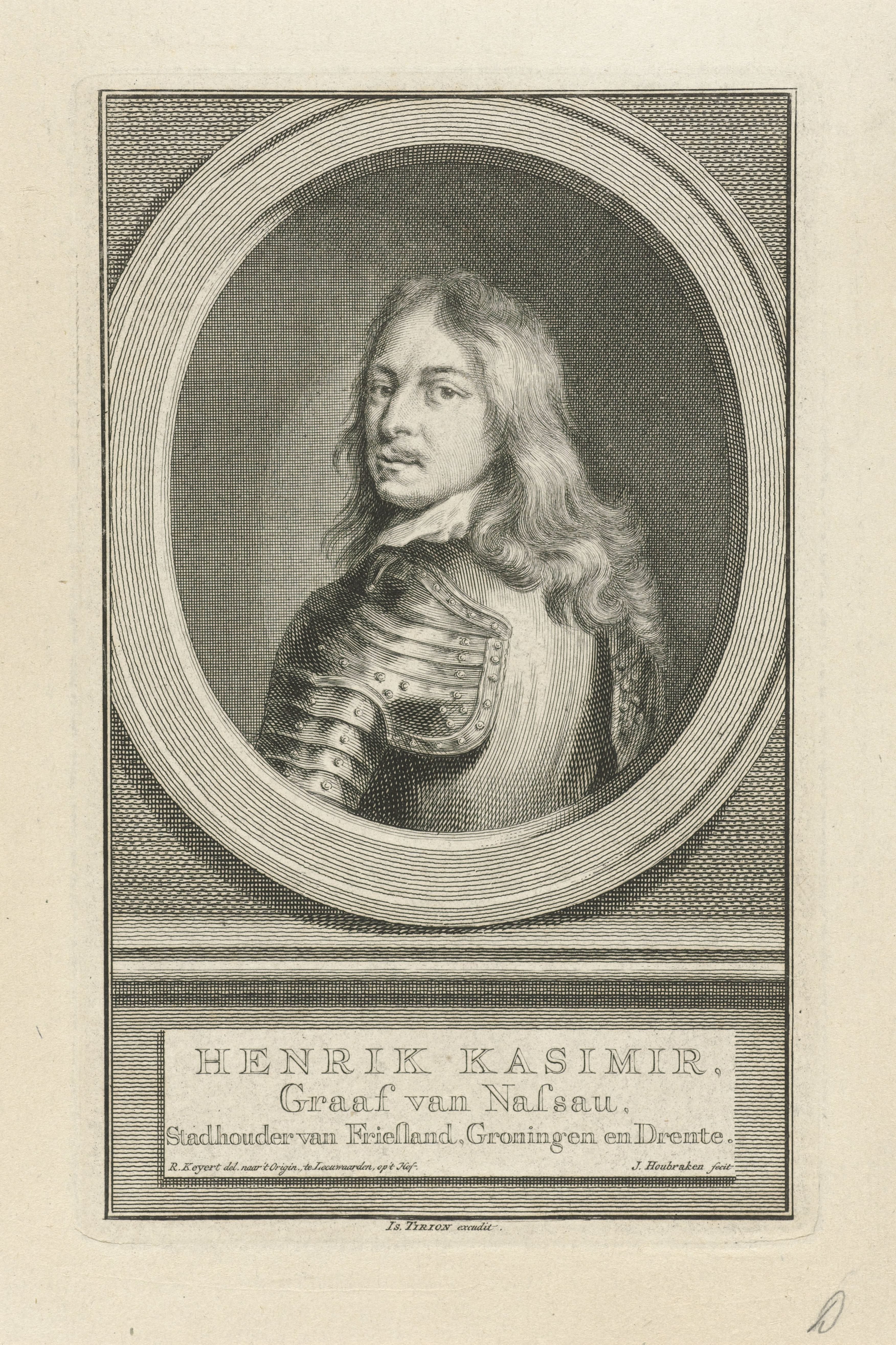 Portret van Hendrik Casimir I