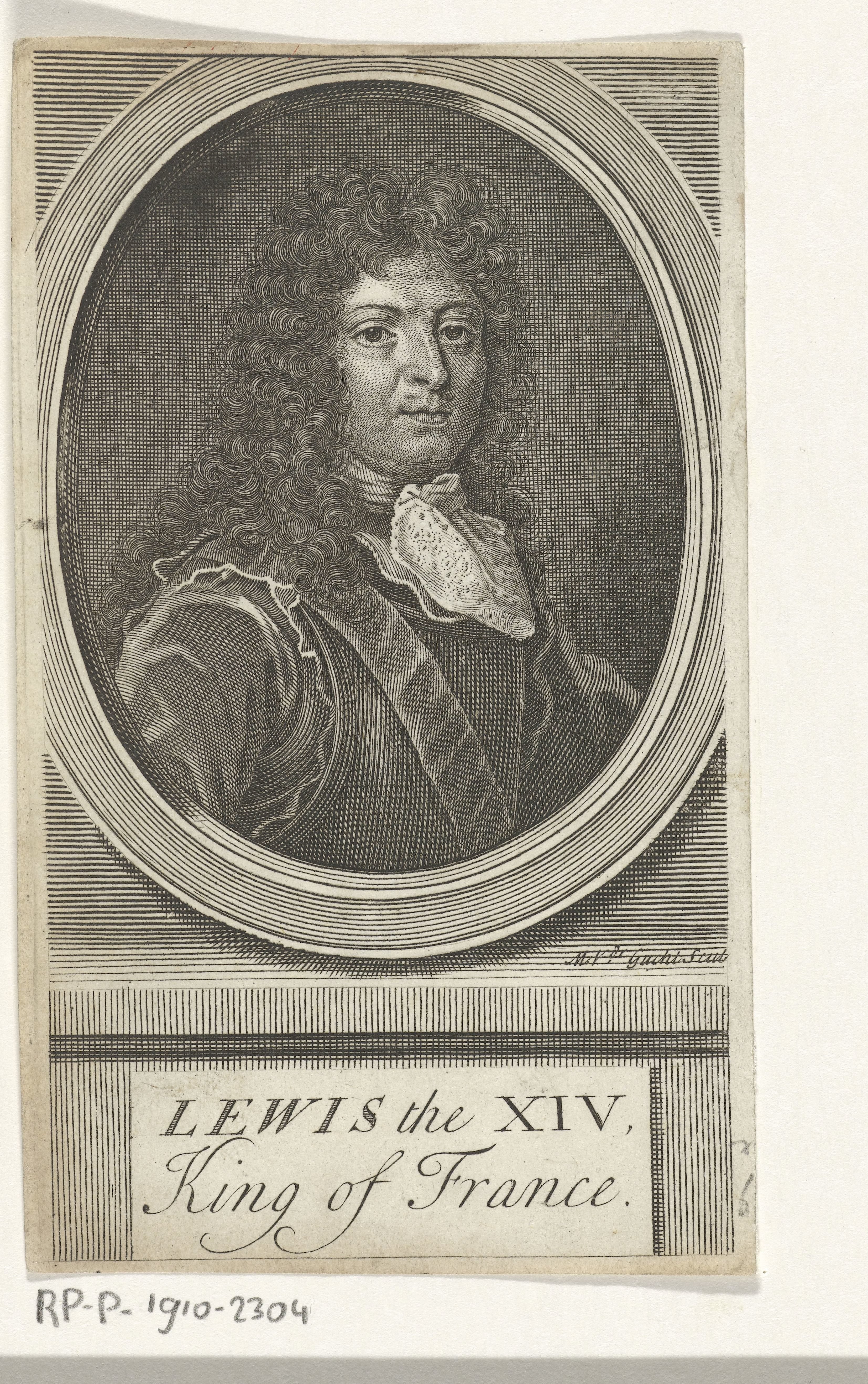 Portret van Lodewijk XIV